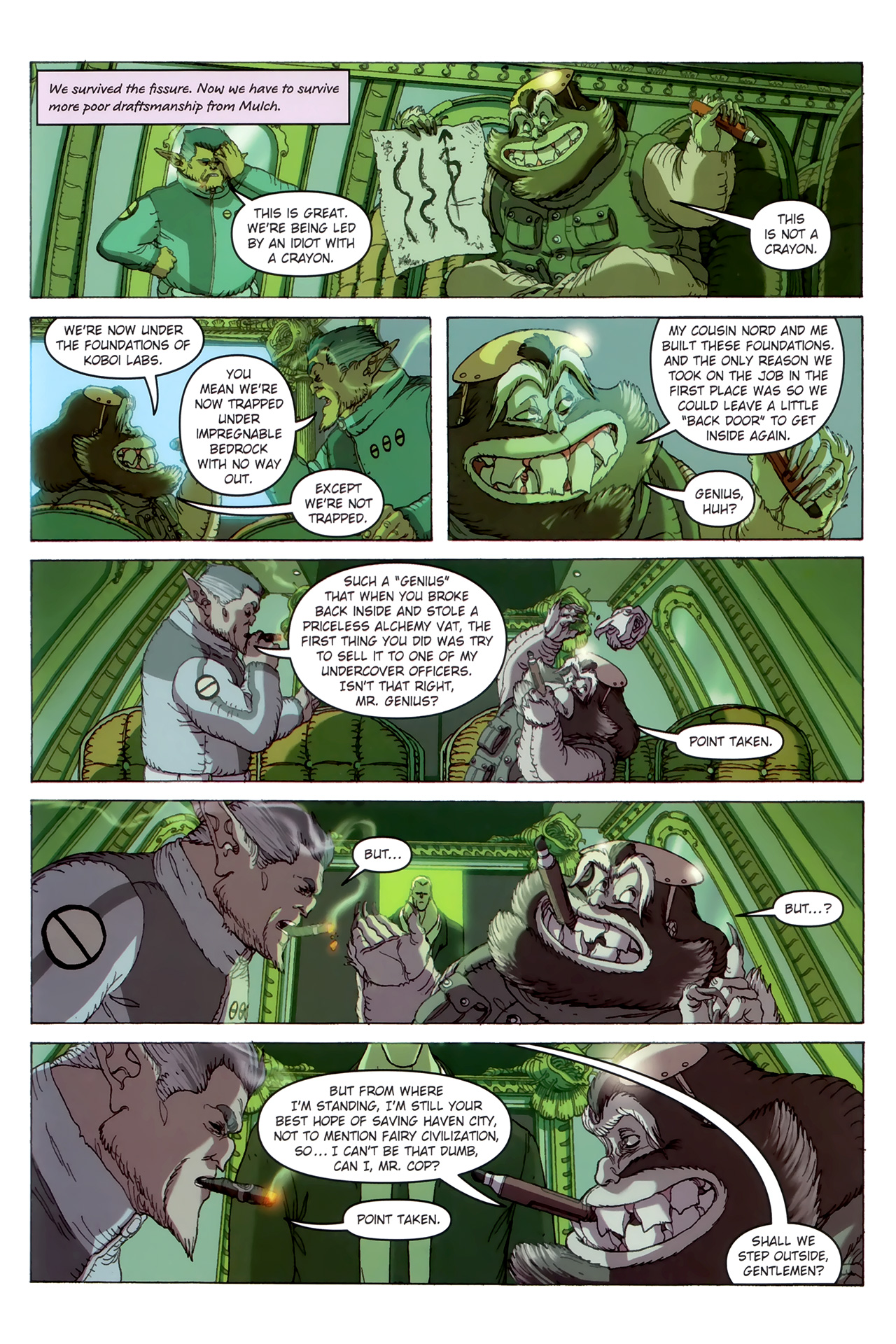 Read online Artemis Fowl: The Arctic Incident comic -  Issue # TPB - 100