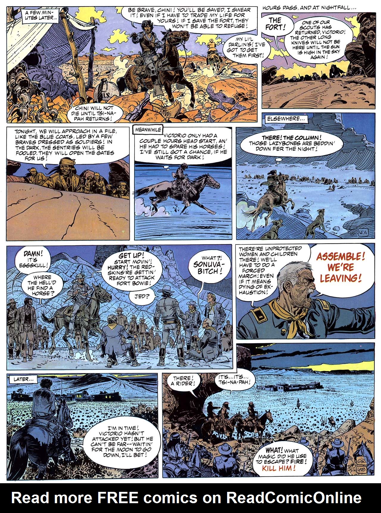 Read online Epic Graphic Novel: Blueberry comic -  Issue #3 - 96