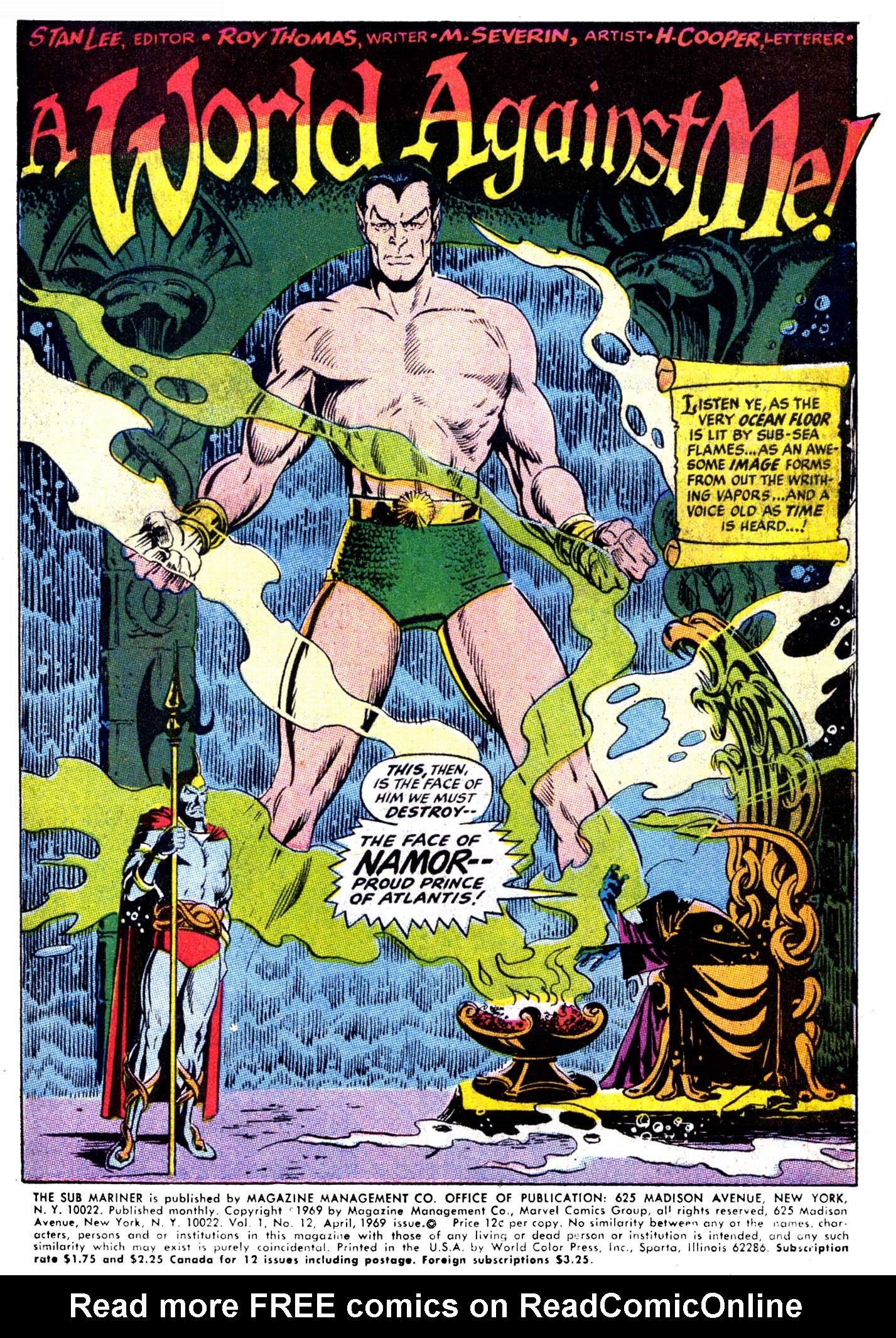 Read online The Sub-Mariner comic -  Issue #12 - 2