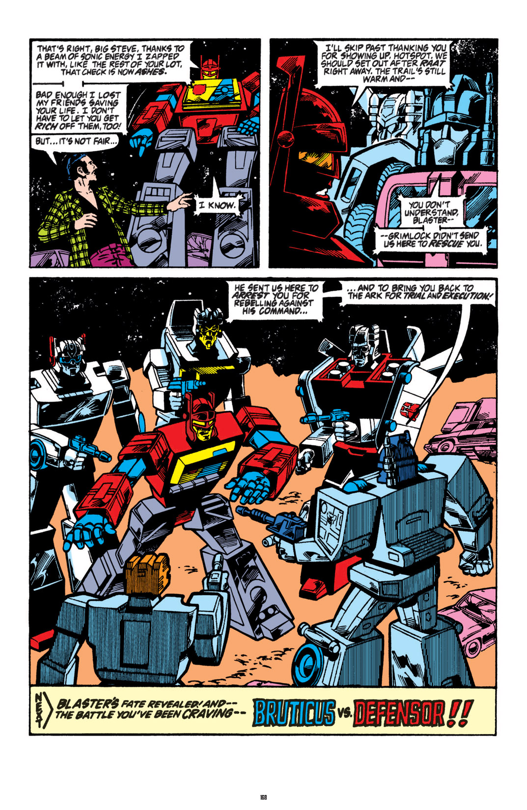 Read online The Transformers Classics comic -  Issue # TPB 3 - 169