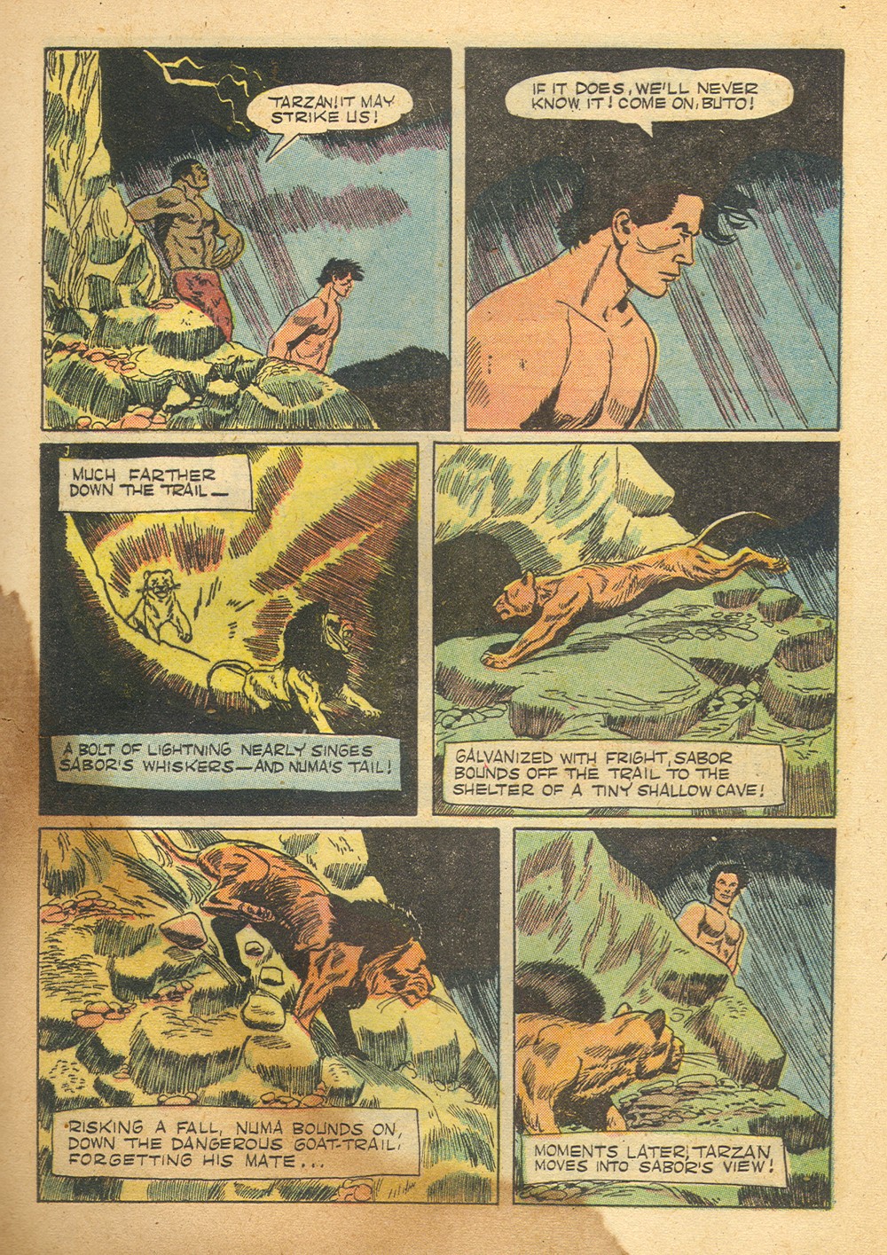 Read online Tarzan (1948) comic -  Issue #54 - 13