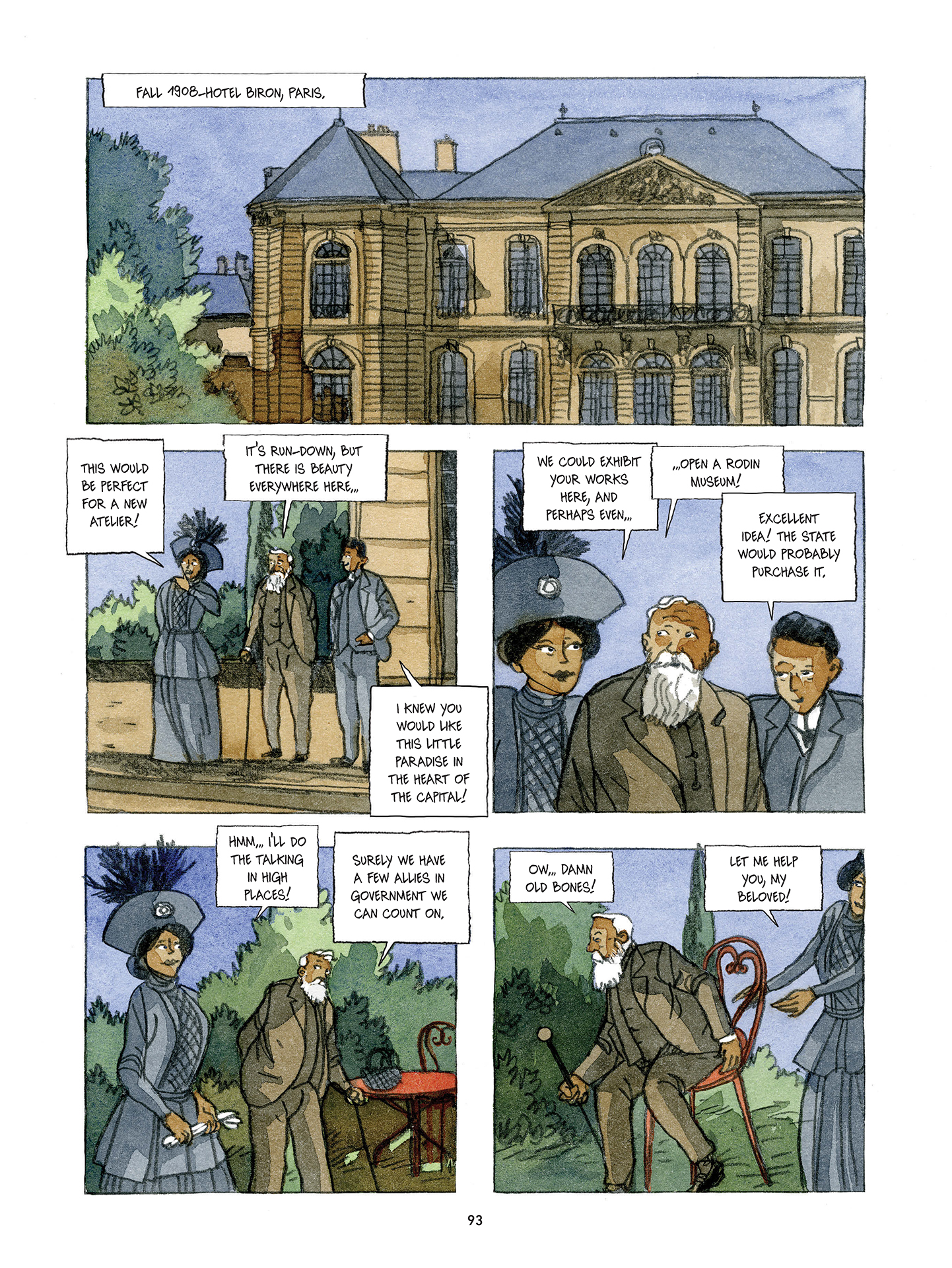 Read online Rodin: Fugit Amor, An Intimate Portrait comic -  Issue # TPB - 94