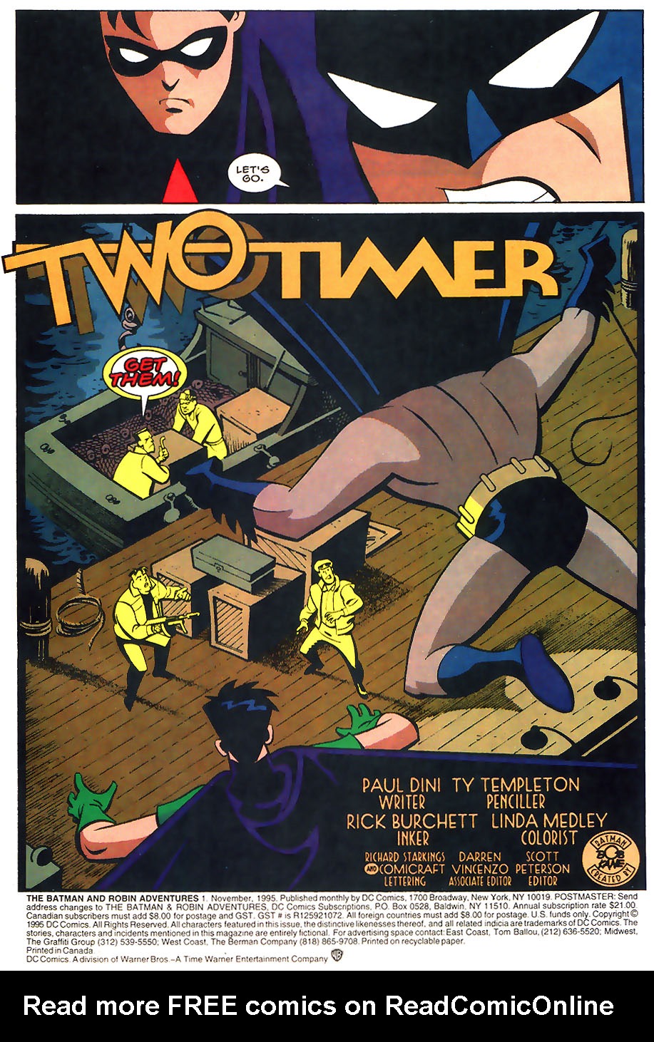 Read online The Batman and Robin Adventures comic -  Issue #1 - 2