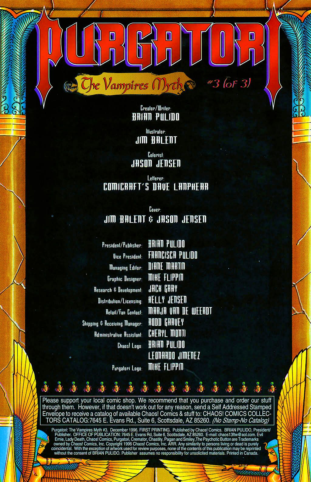 Read online Purgatori: The Vampires Myth comic -  Issue #3 - 3