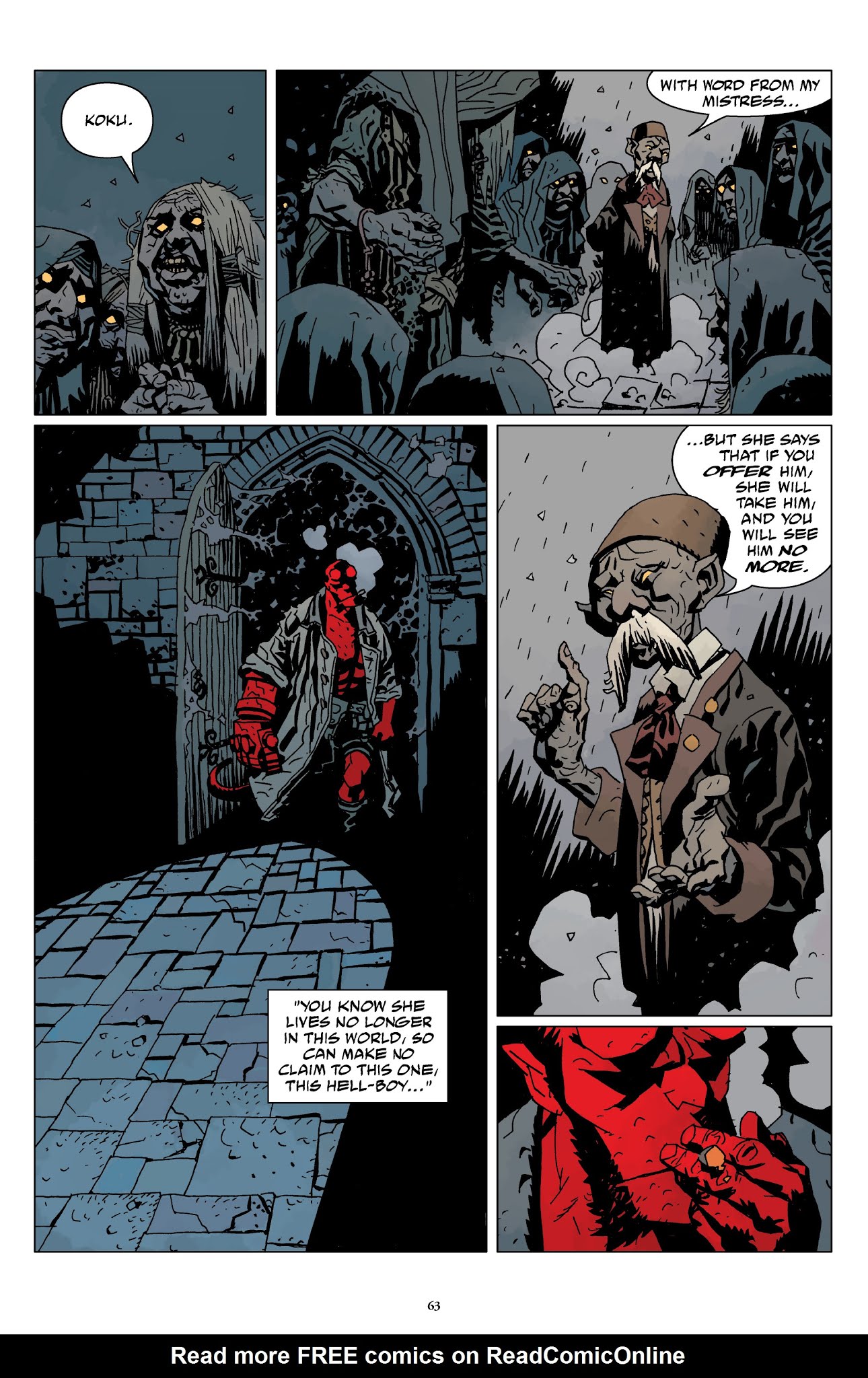 Read online Hellboy Omnibus comic -  Issue # TPB 3 (Part 1) - 64