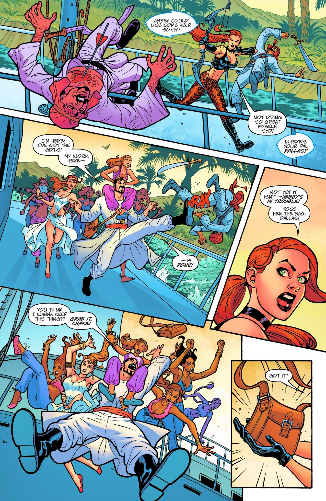 Read online Danger Girl: Trinity comic -  Issue #4 - 17