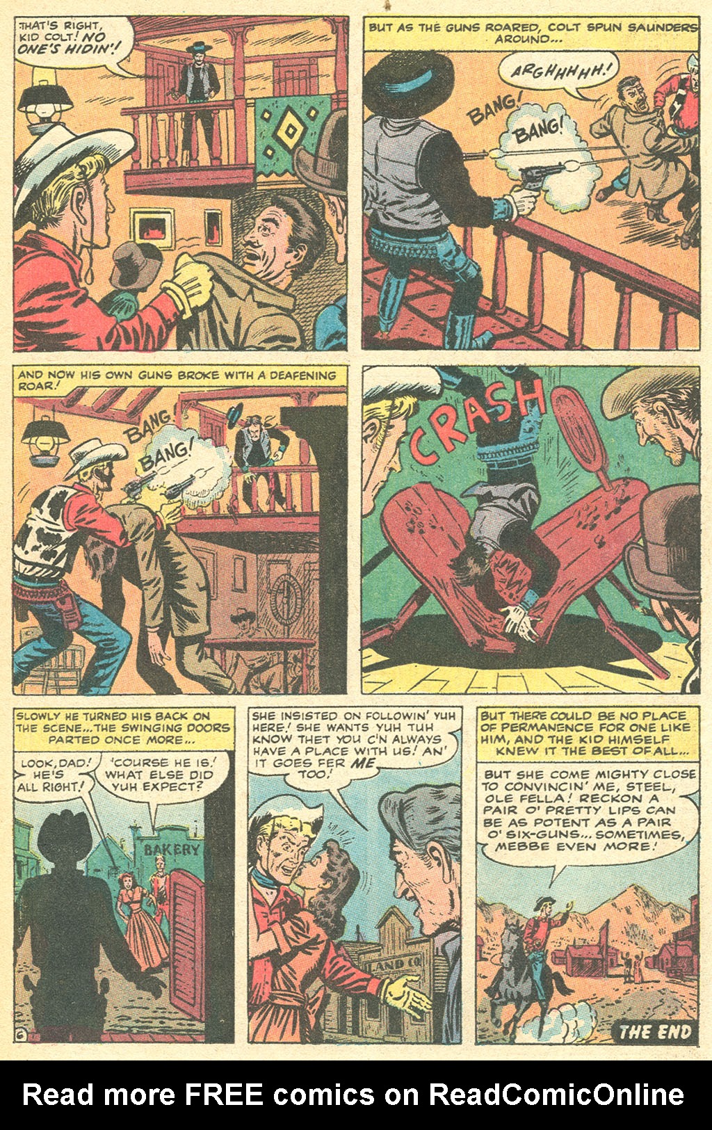 Read online Kid Colt Outlaw comic -  Issue #156 - 14