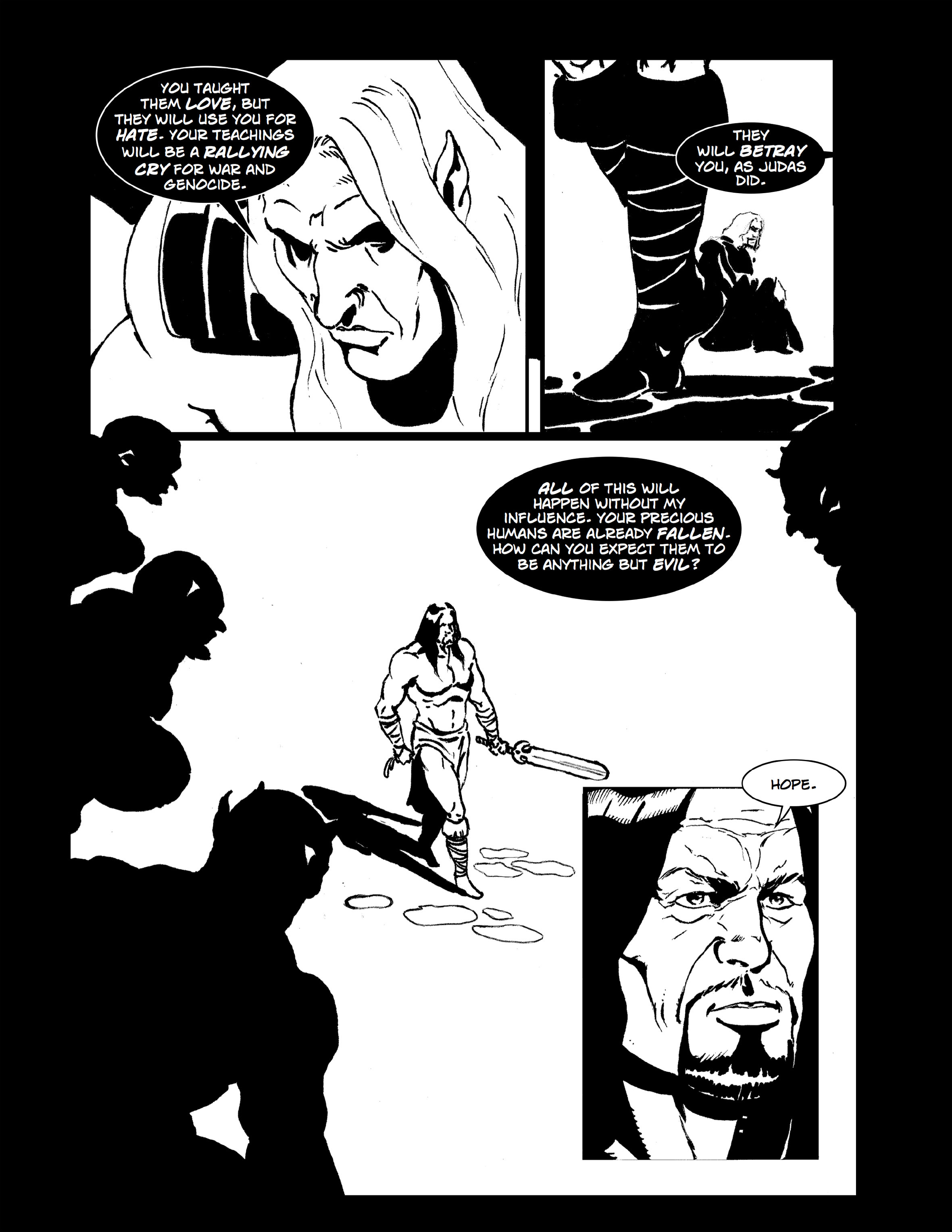 Read online Jesus Christ Demon Slayer comic -  Issue #3 - 23