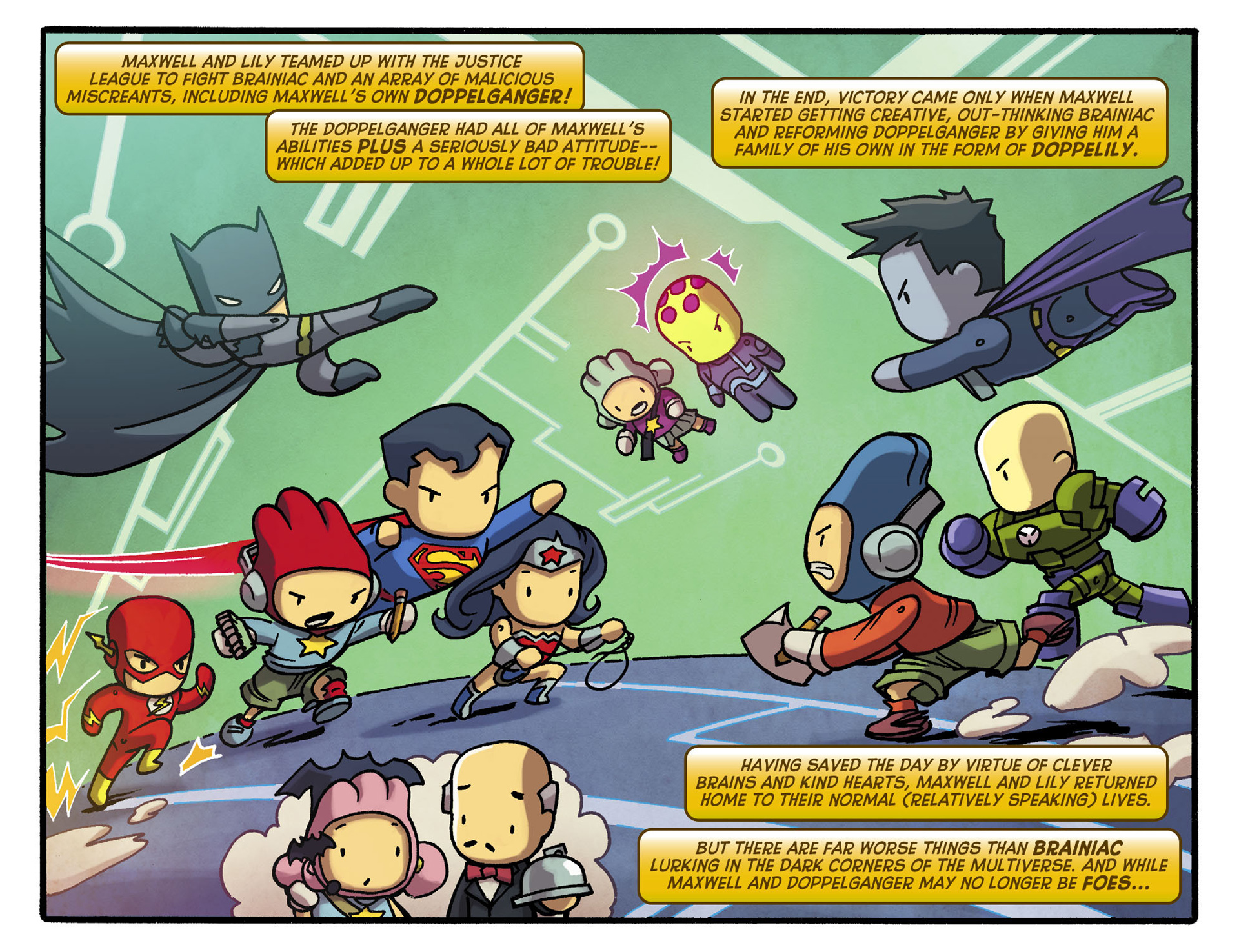 Read online Scribblenauts Unmasked: A Crisis of Imagination comic -  Issue #1 - 13