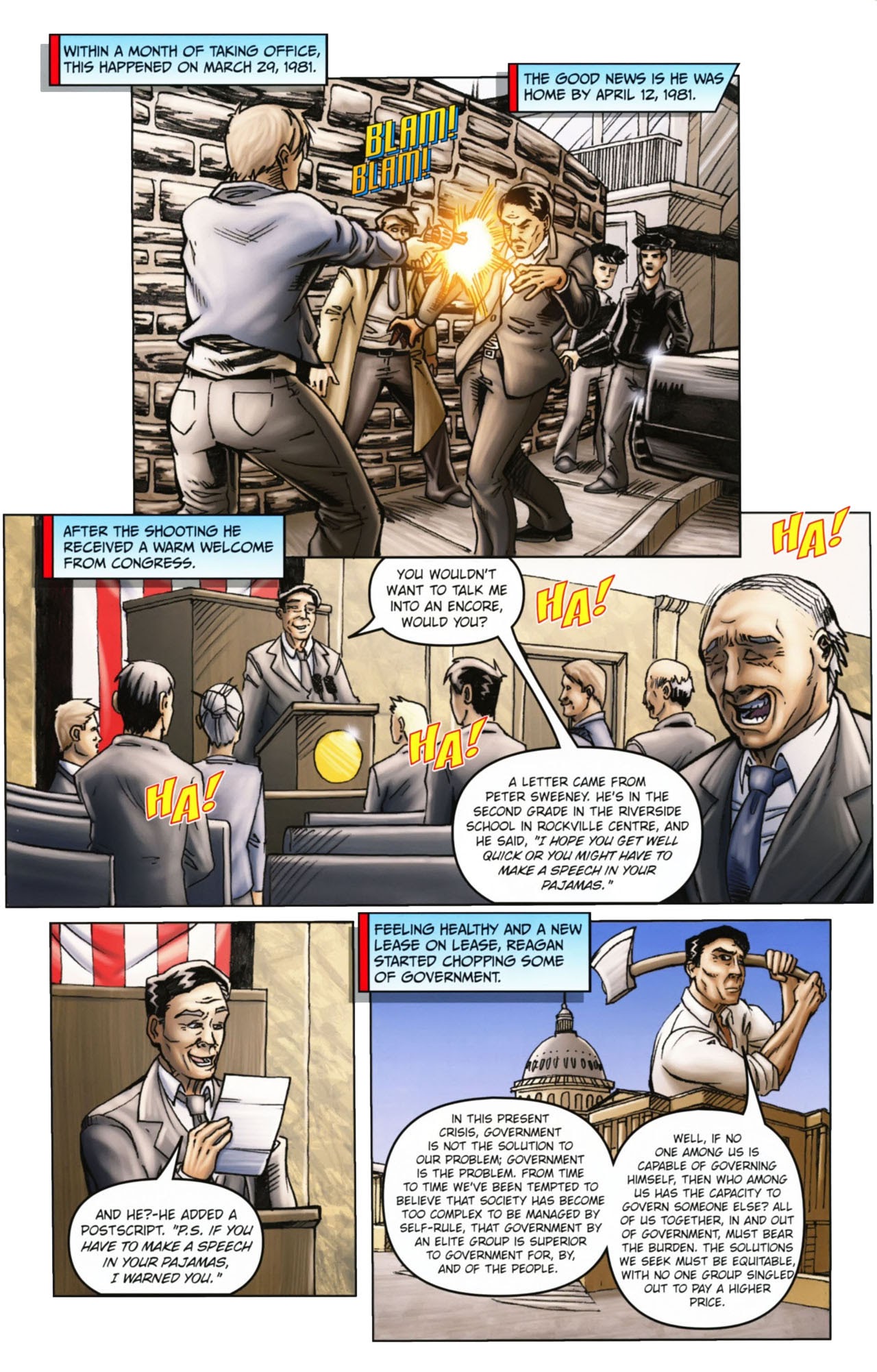 Read online Political Power: Ronald Reagan comic -  Issue # Full - 24