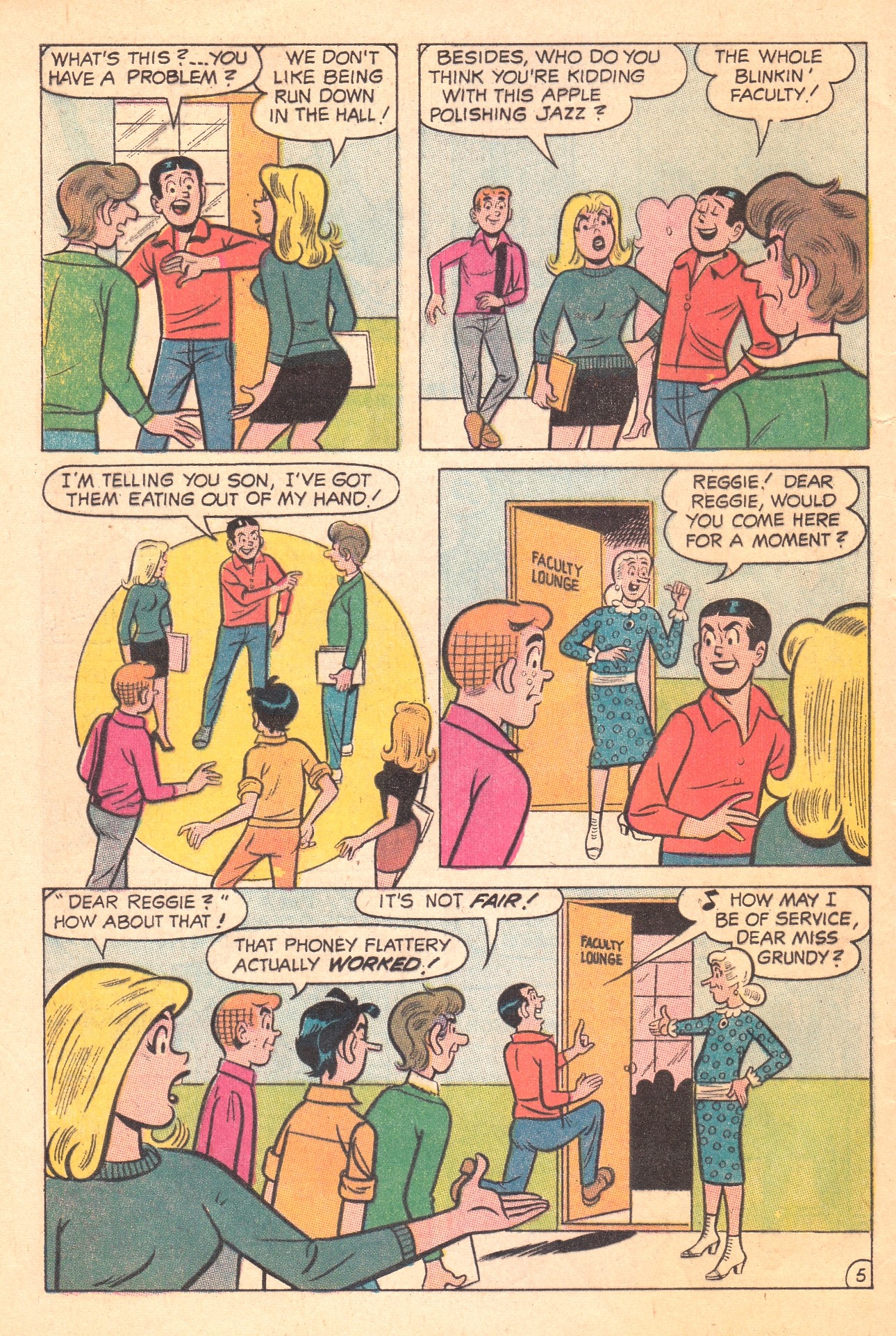 Read online Reggie and Me (1966) comic -  Issue #34 - 32