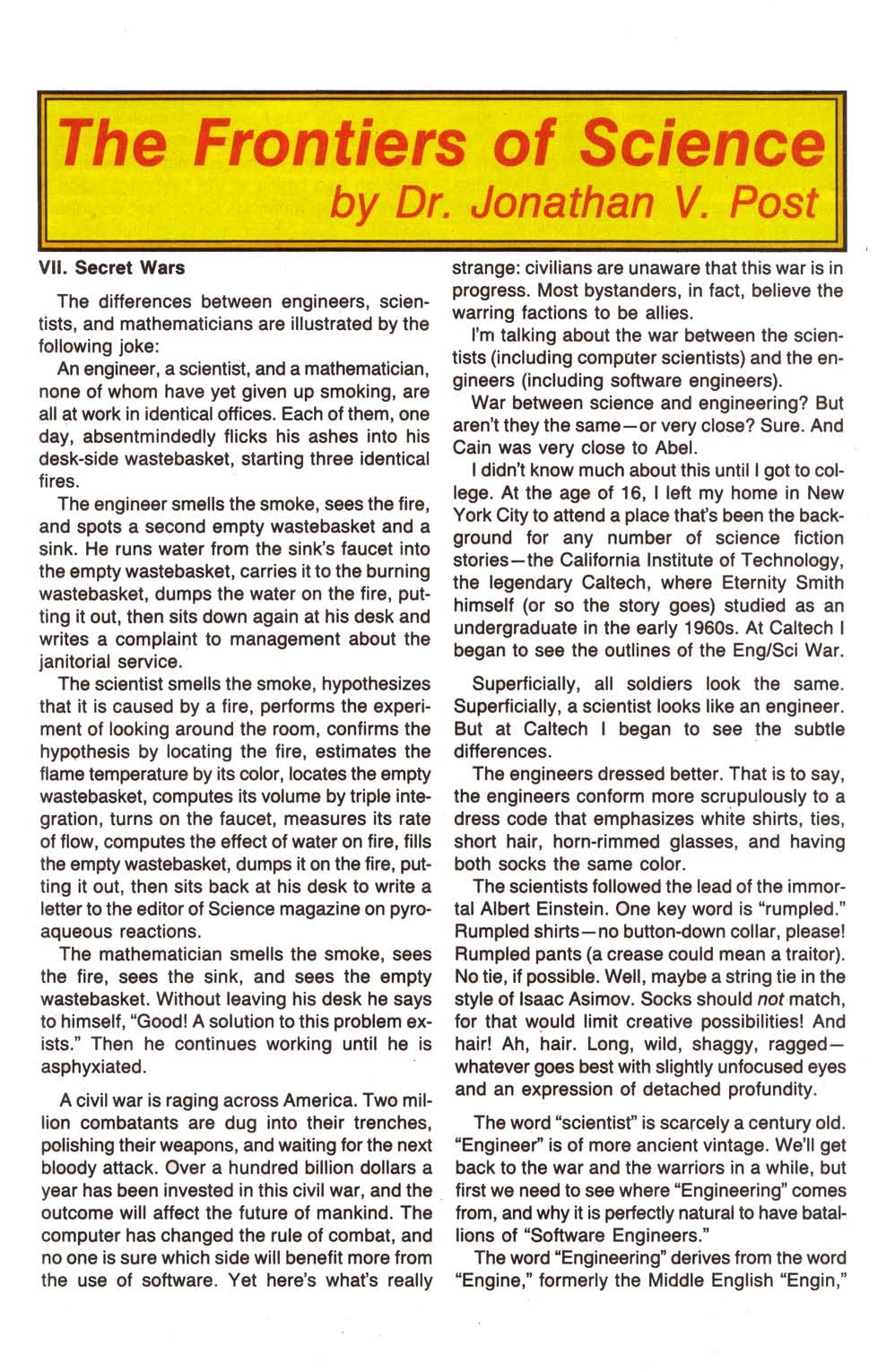 Read online Eternity Smith (1987) comic -  Issue #9 - 10