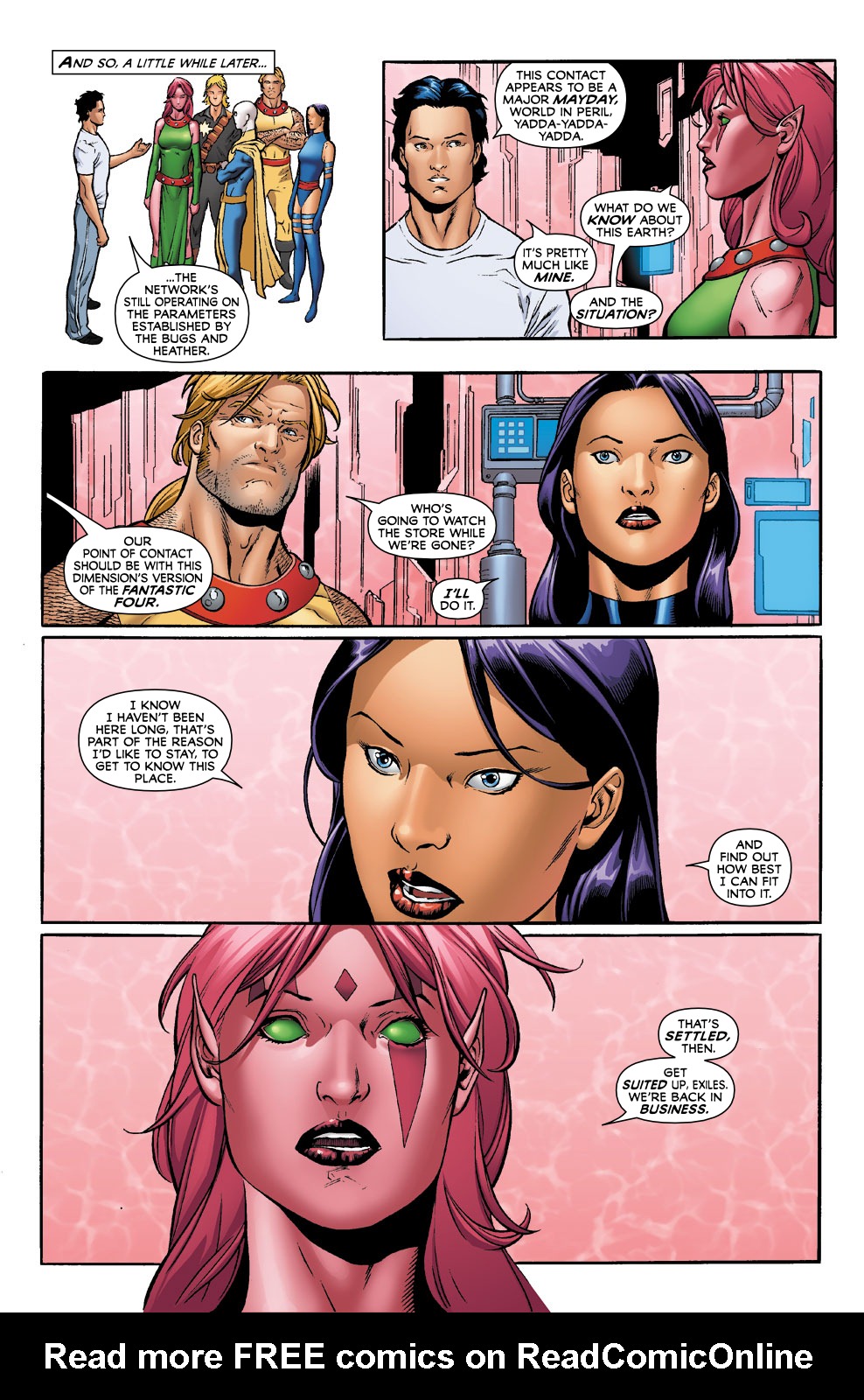 Read online Exiles (2001) comic -  Issue #95 - 21