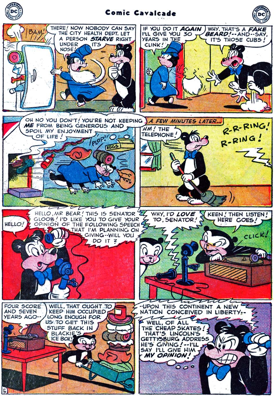 Read online Comic Cavalcade comic -  Issue #51 - 49