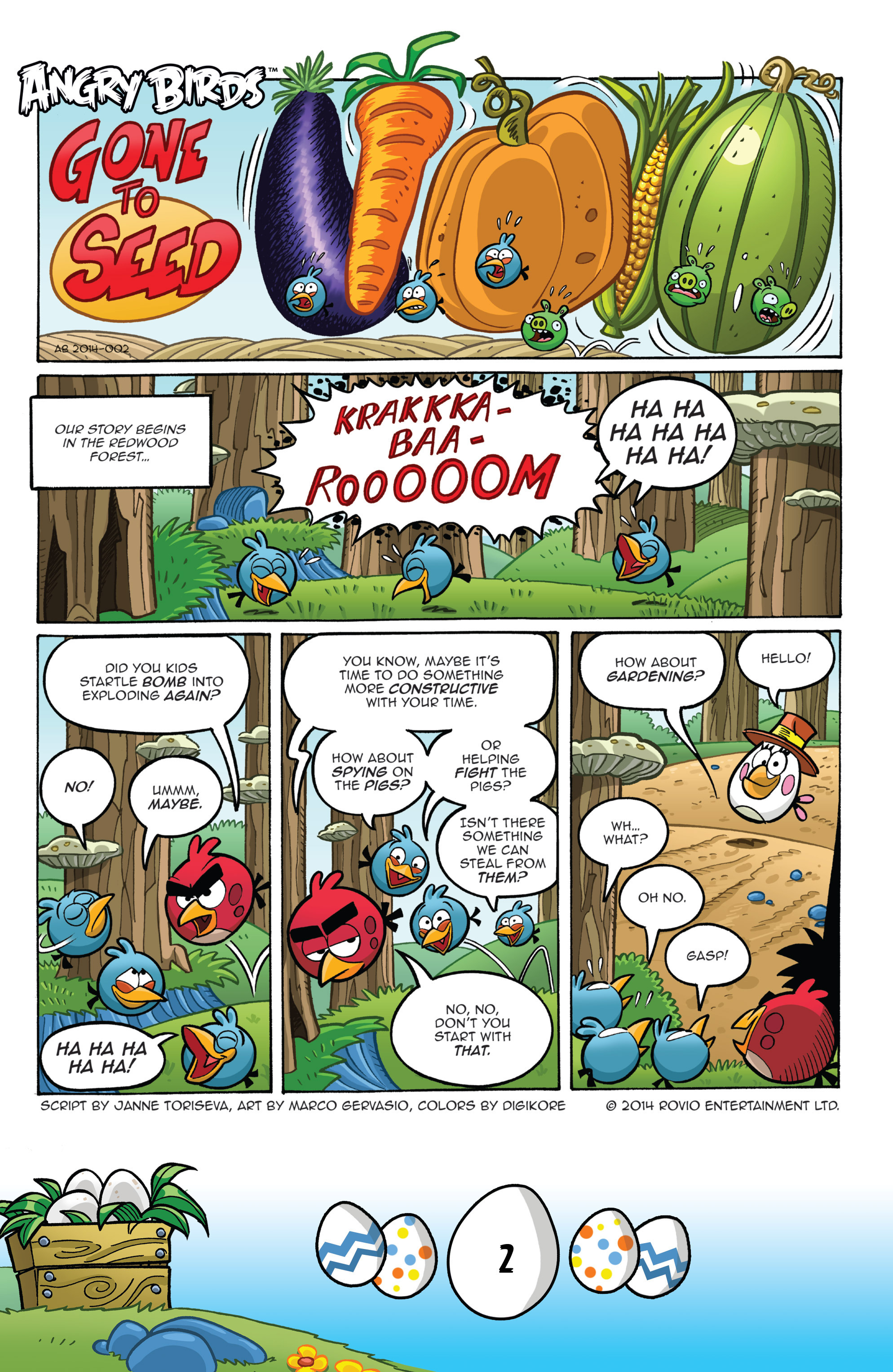 Read online Angry Birds Comics (2016) comic -  Issue #4 - 4