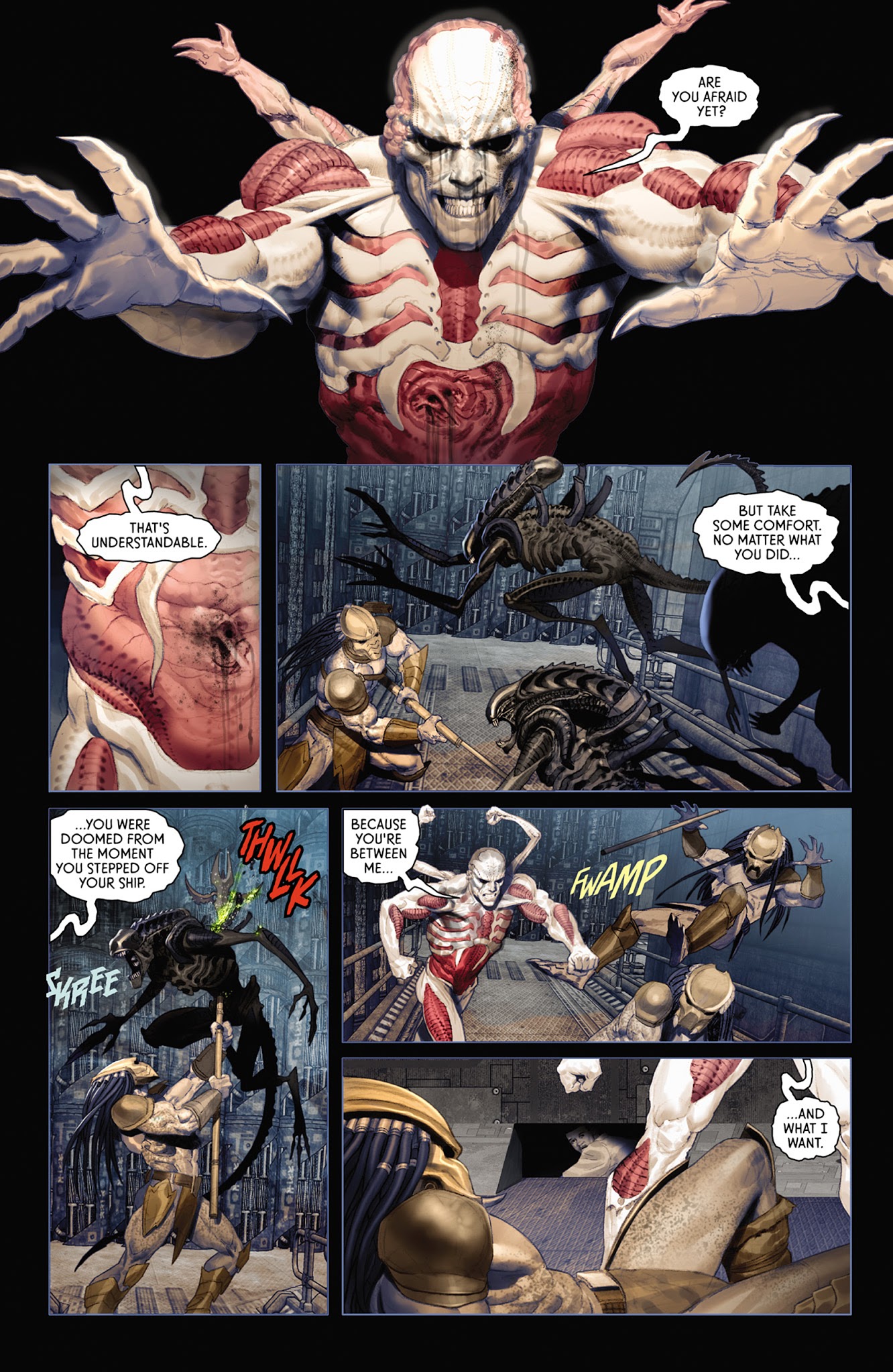 Read online Alien vs. Predator: Fire and Stone comic -  Issue #2 - 4