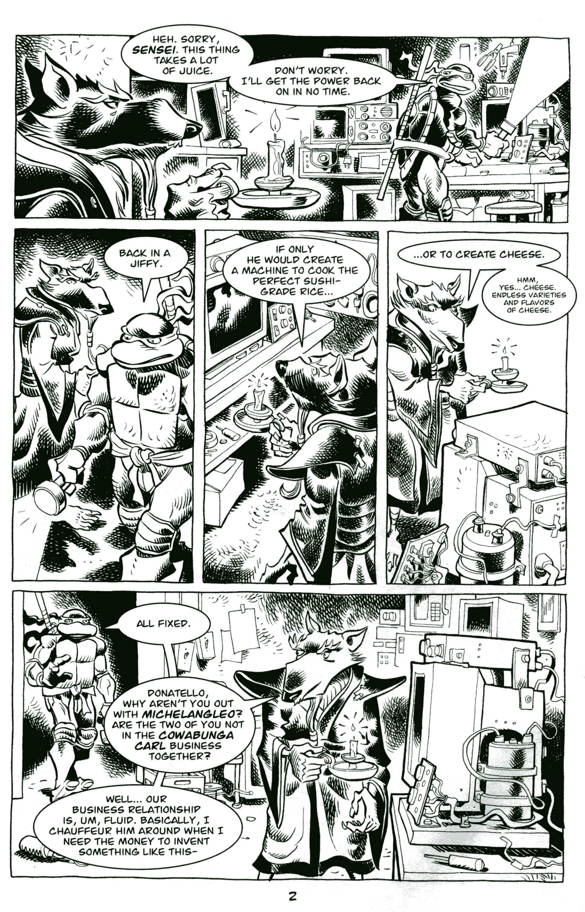 Read online TMNT Movie Prequel comic -  Issue #3 - 4