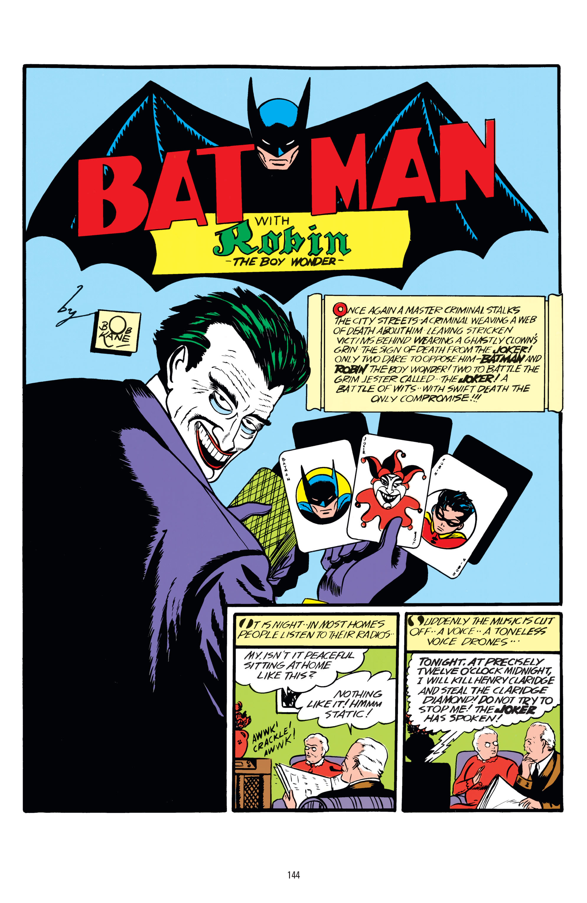 Read online Batman: The Golden Age Omnibus comic -  Issue # TPB 1 - 144