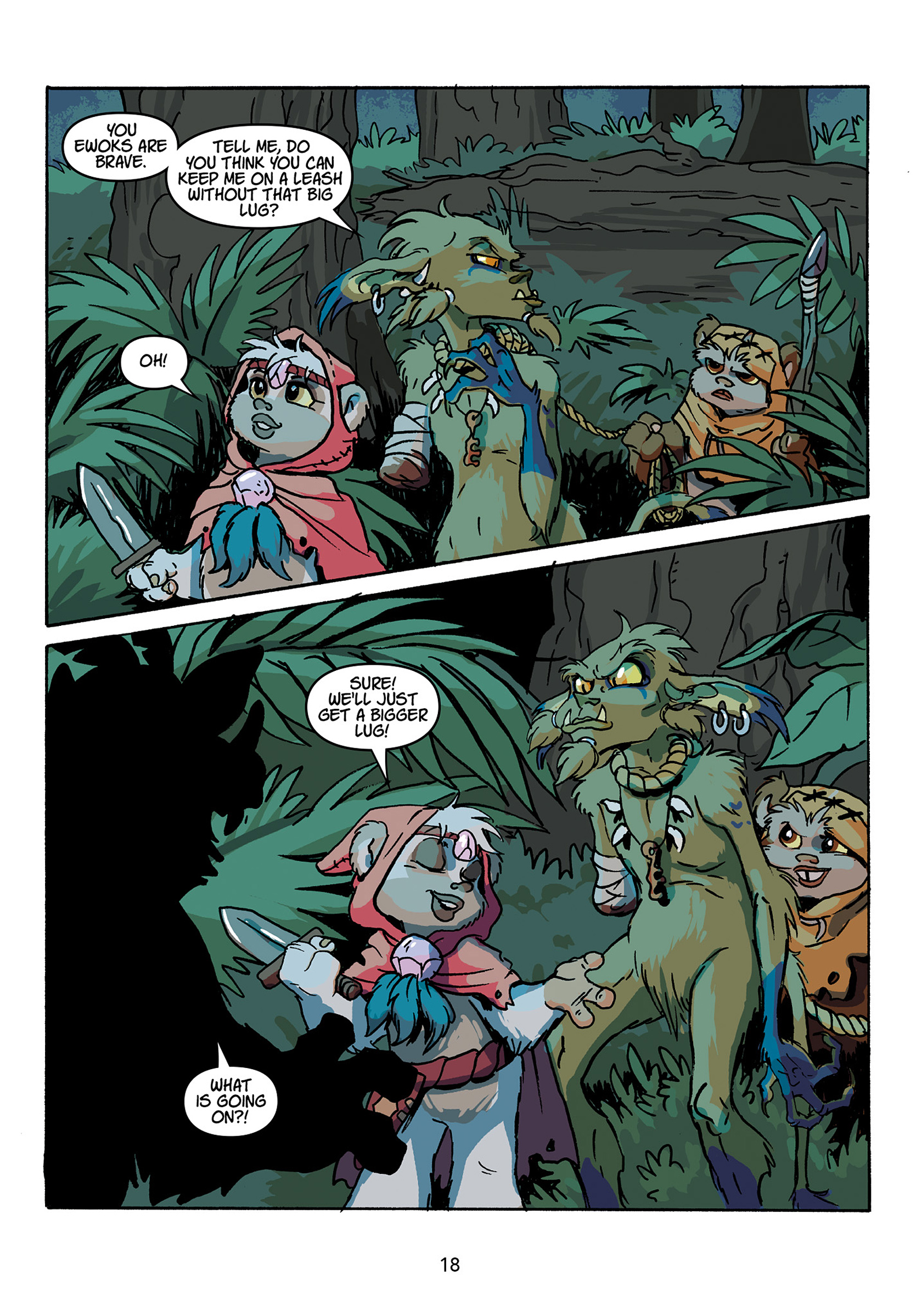 Read online Star Wars: Ewoks - Shadows of Endor comic -  Issue # TPB - 19