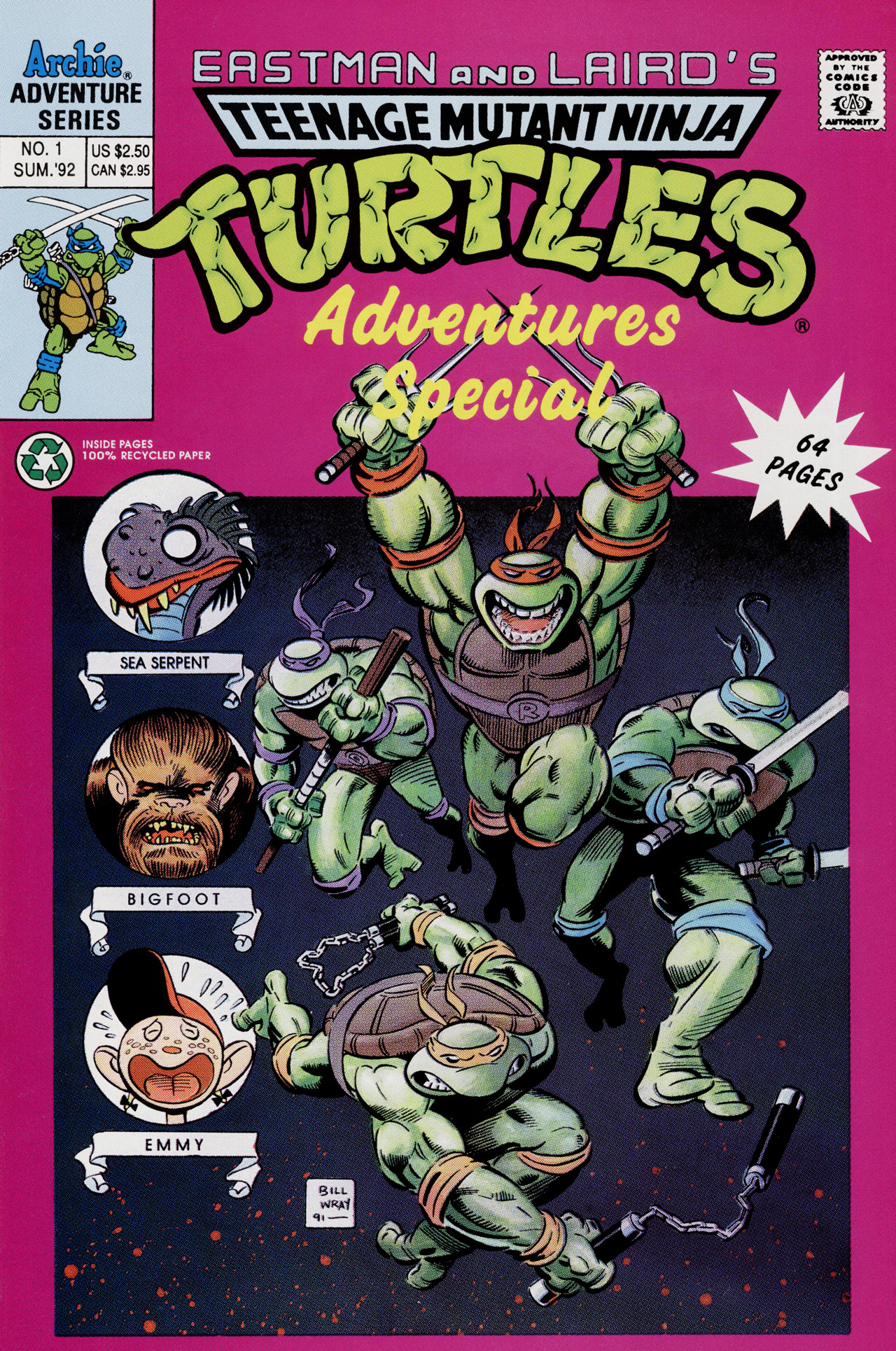 Read online Teenage Mutant Ninja Turtles Adventures (1989) comic -  Issue # _Special 1 - 1