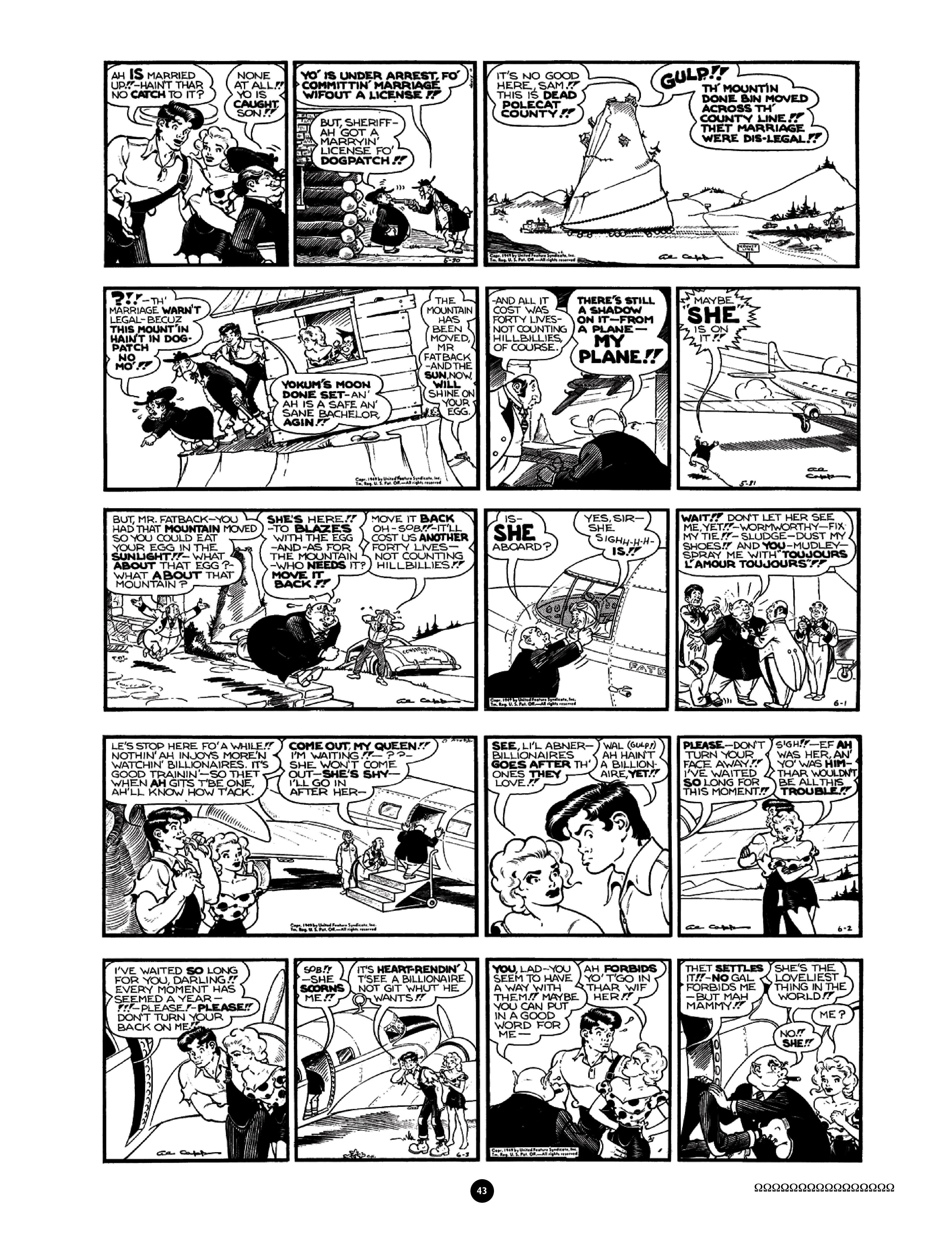 Read online Al Capp's Li'l Abner Complete Daily & Color Sunday Comics comic -  Issue # TPB 8 (Part 1) - 46