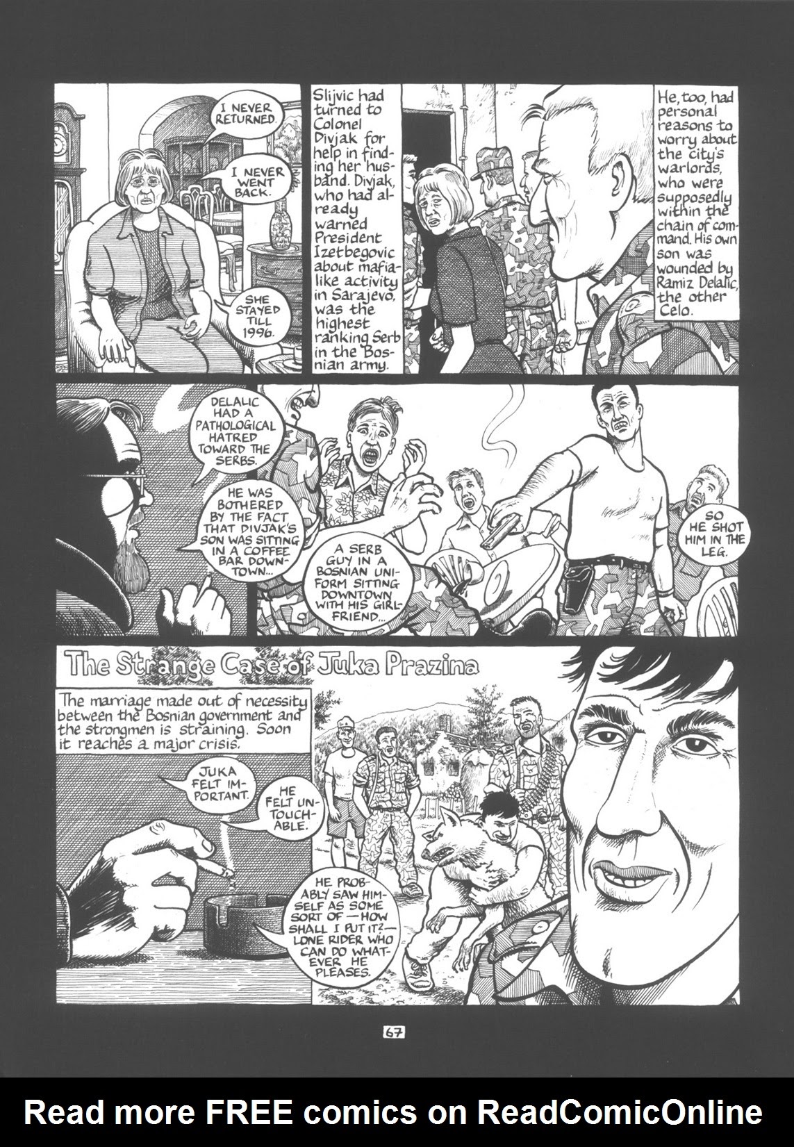 Read online The Fixer: A Story from Sarajevo comic -  Issue # TPB - 71