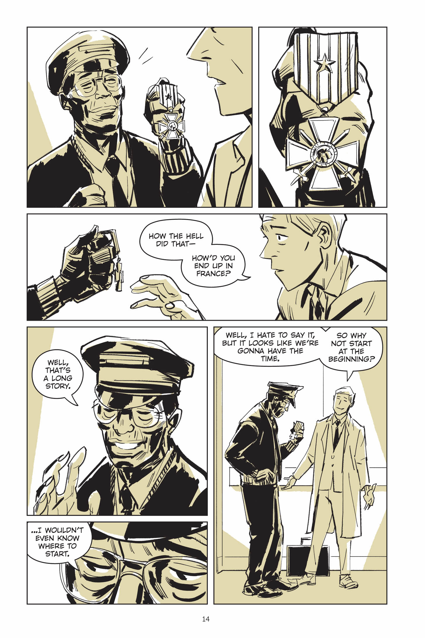 Read online Now Let Me Fly: A Portrait of Eugene Bullard comic -  Issue # TPB (Part 1) - 21