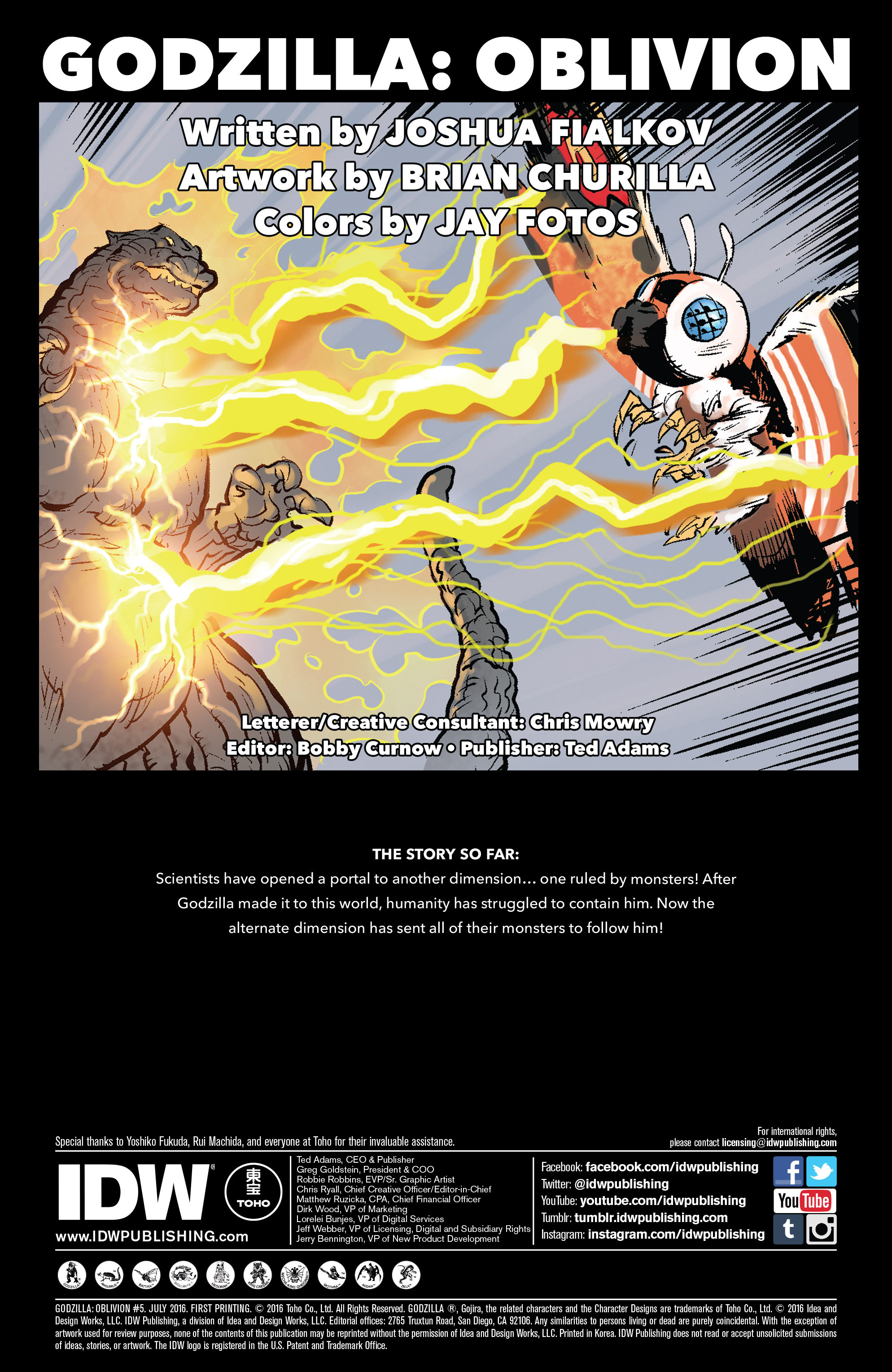 Read online Godzilla: Oblivion comic -  Issue #5 - 2