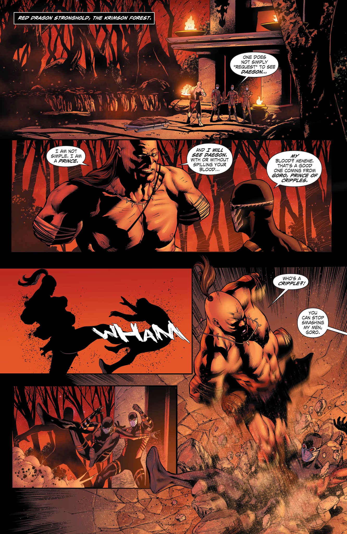 Read online Mortal Kombat X [I] comic -  Issue # _TPB 3 - 127