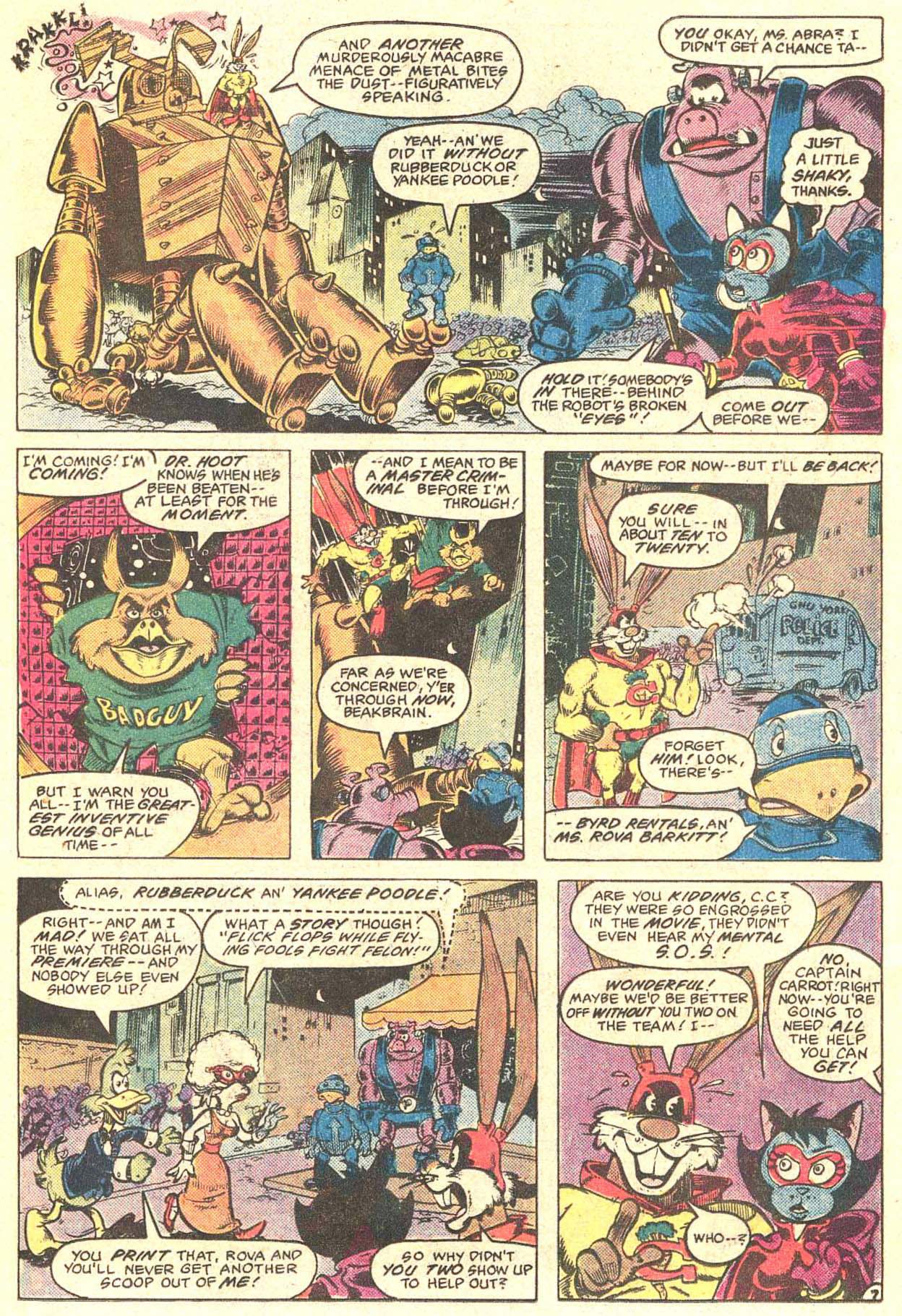 Read online Captain Carrot and His Amazing Zoo Crew! comic -  Issue #5 - 8