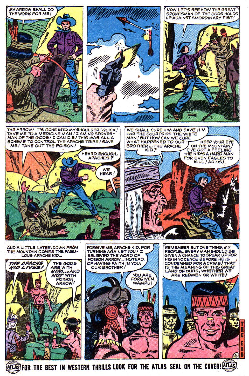 Read online Apache Kid comic -  Issue #13 - 16