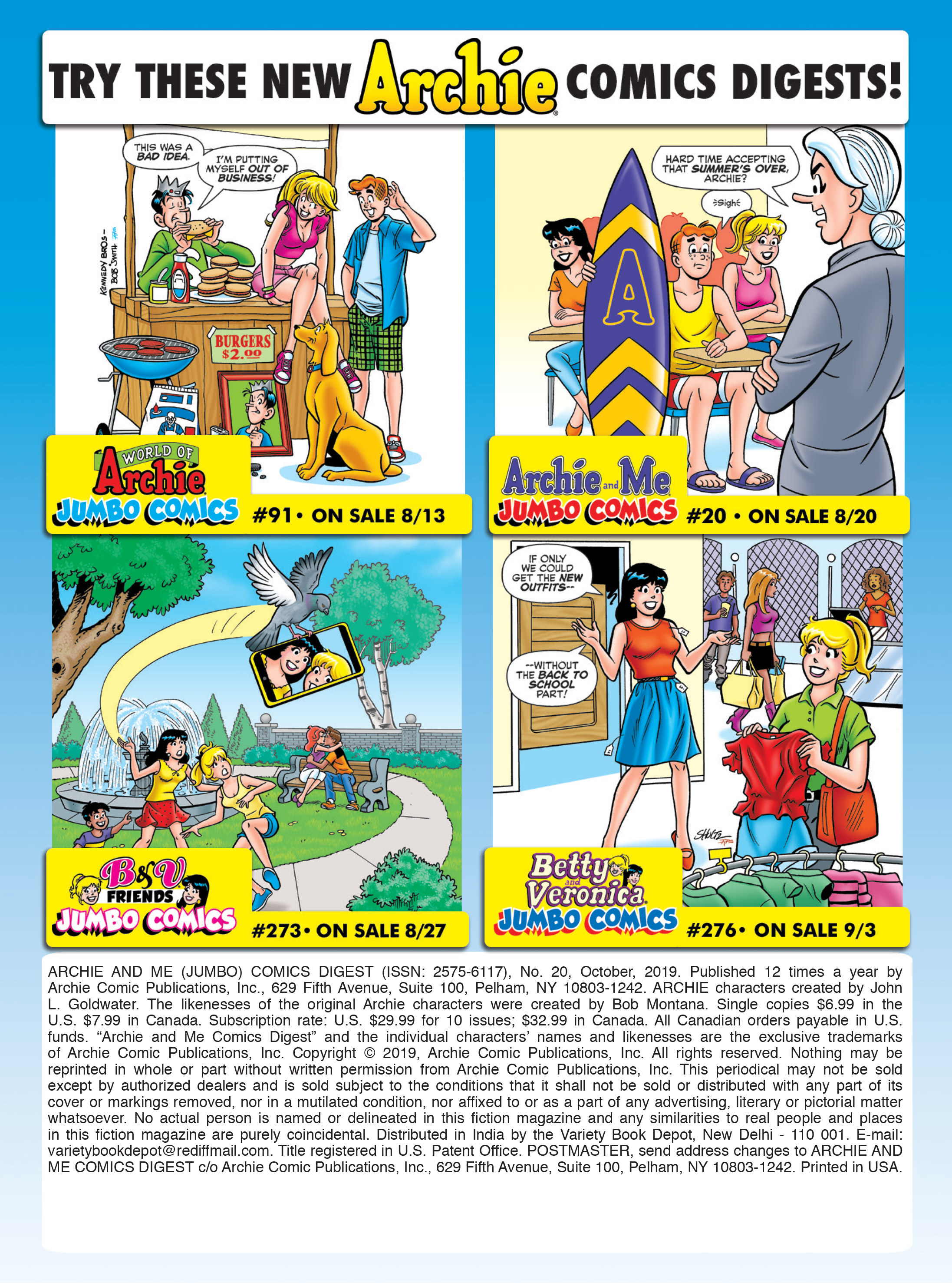 Read online Archie And Me Comics Digest comic -  Issue #20 - 185