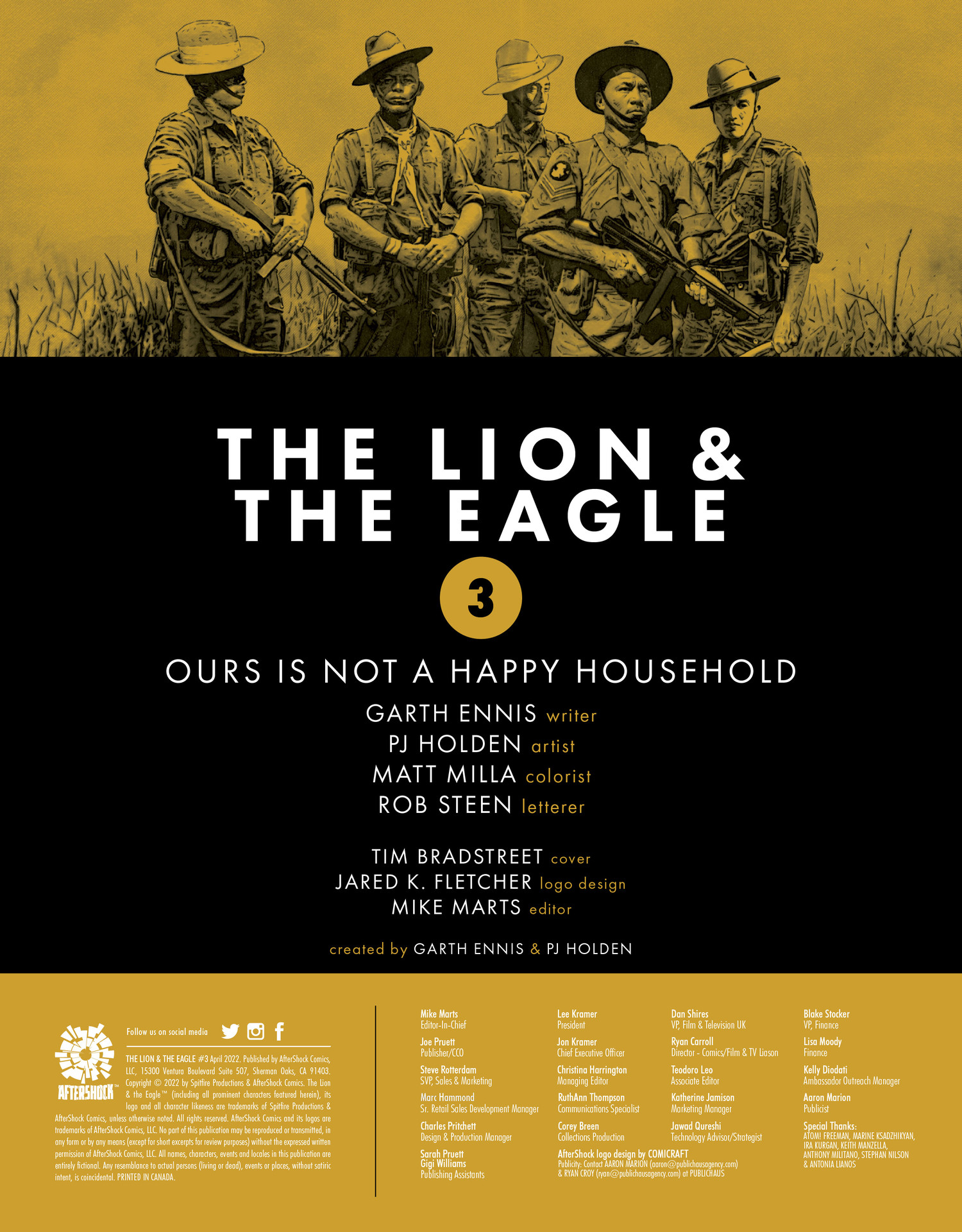 Read online Lion and the Eagle comic -  Issue #3 - 2