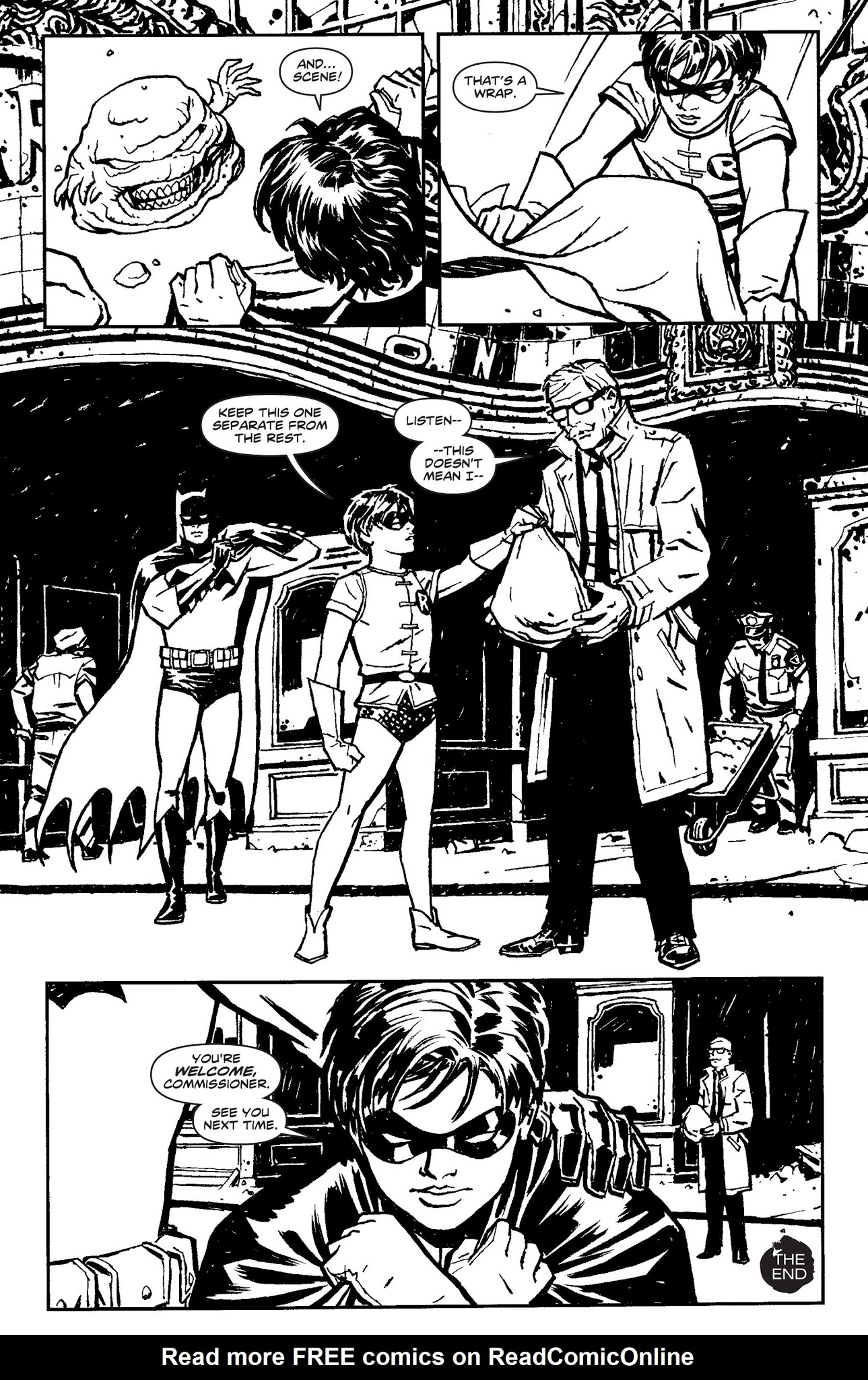 Read online Batman Black and White (2013) comic -  Issue #6 - 11