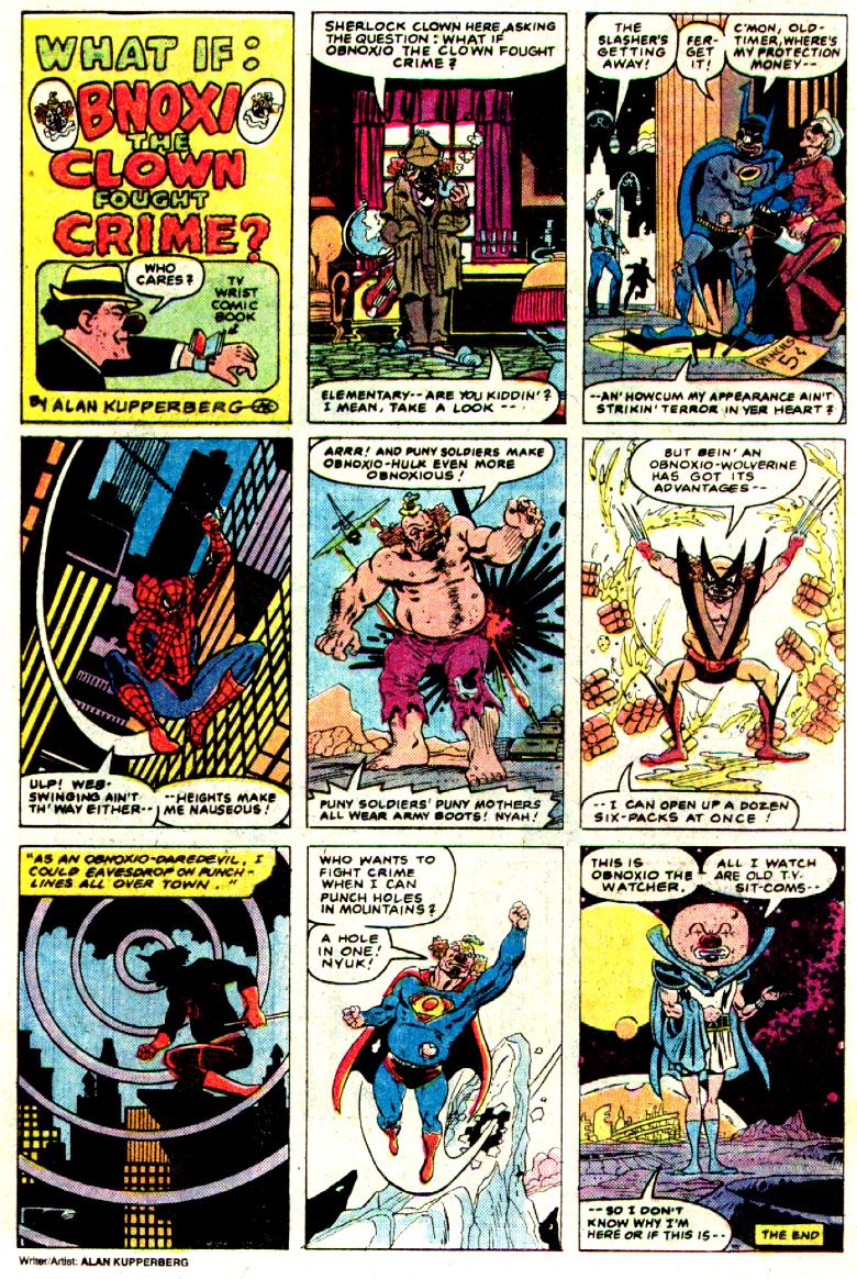 Read online What If? (1977) comic -  Issue #34 - The Watcher were a stand up comedian - 34