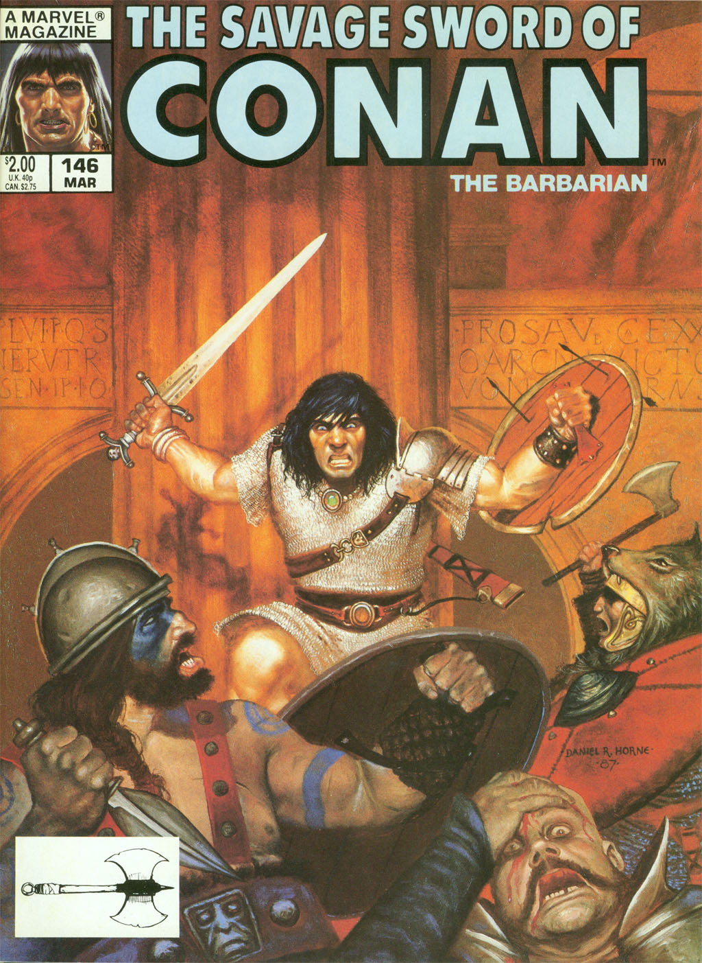 Read online The Savage Sword Of Conan comic -  Issue #146 - 1