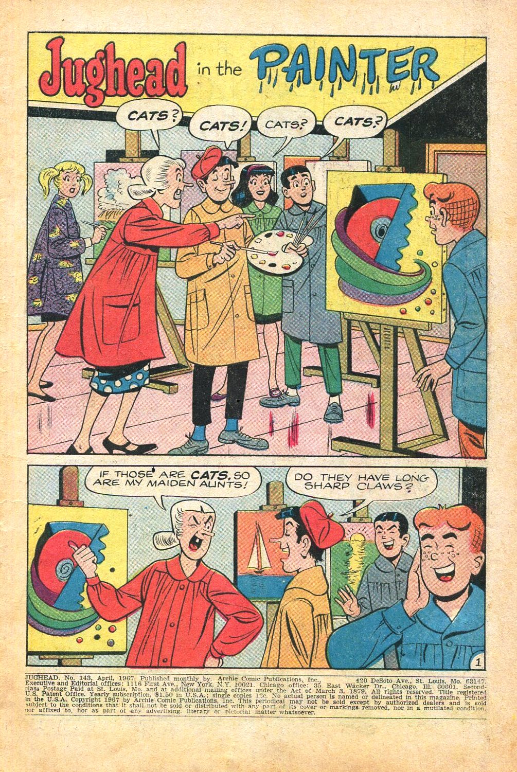 Read online Jughead (1965) comic -  Issue #143 - 3