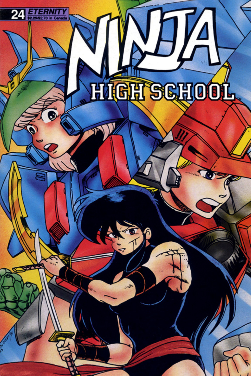 Read online Ninja High School (1986) comic -  Issue #24 - 1