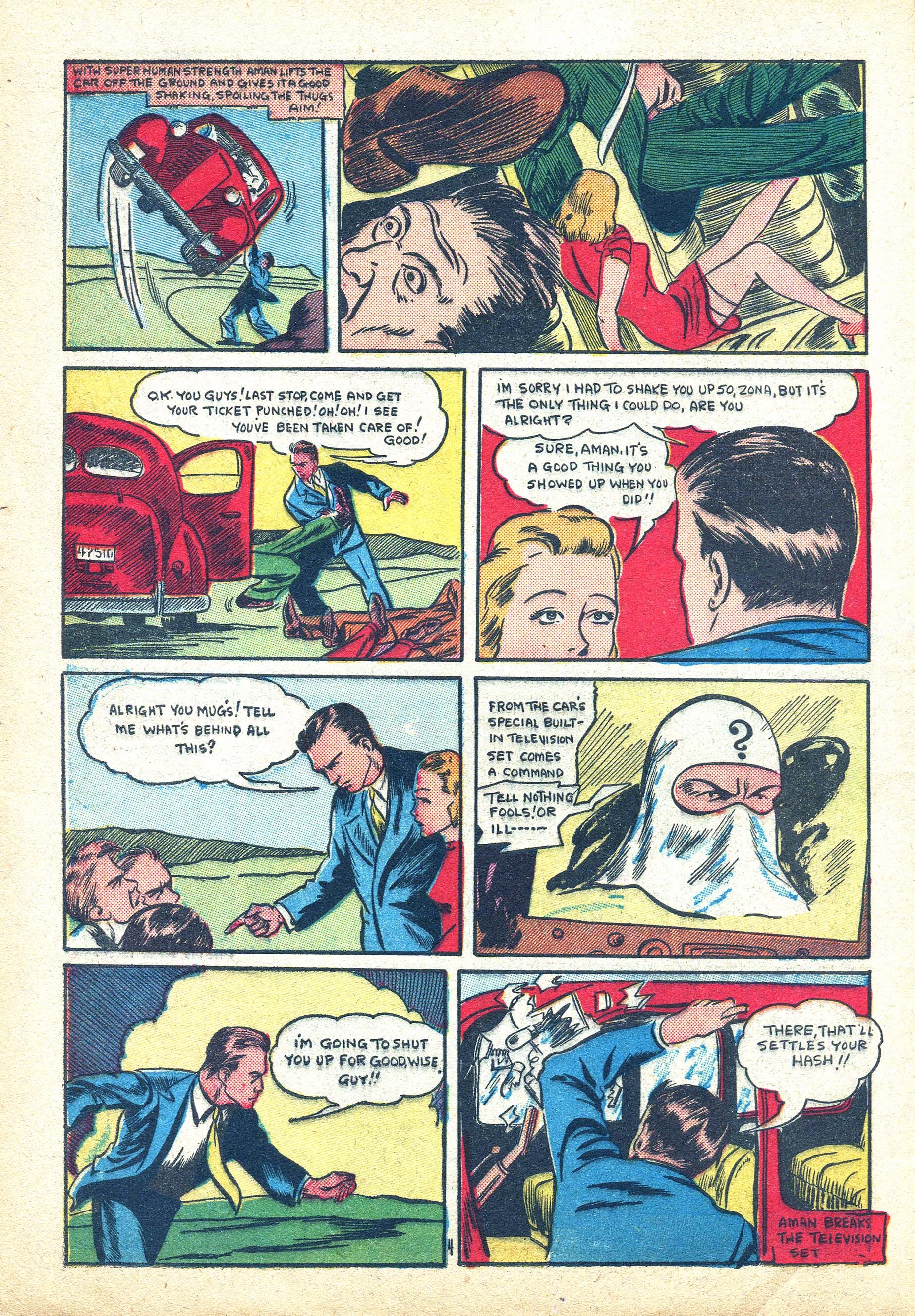 Read online Amazing Man Comics comic -  Issue #13 - 6