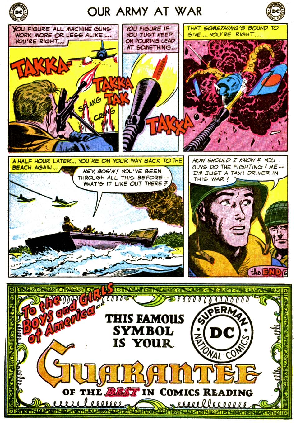 Read online Our Army at War (1952) comic -  Issue #44 - 32