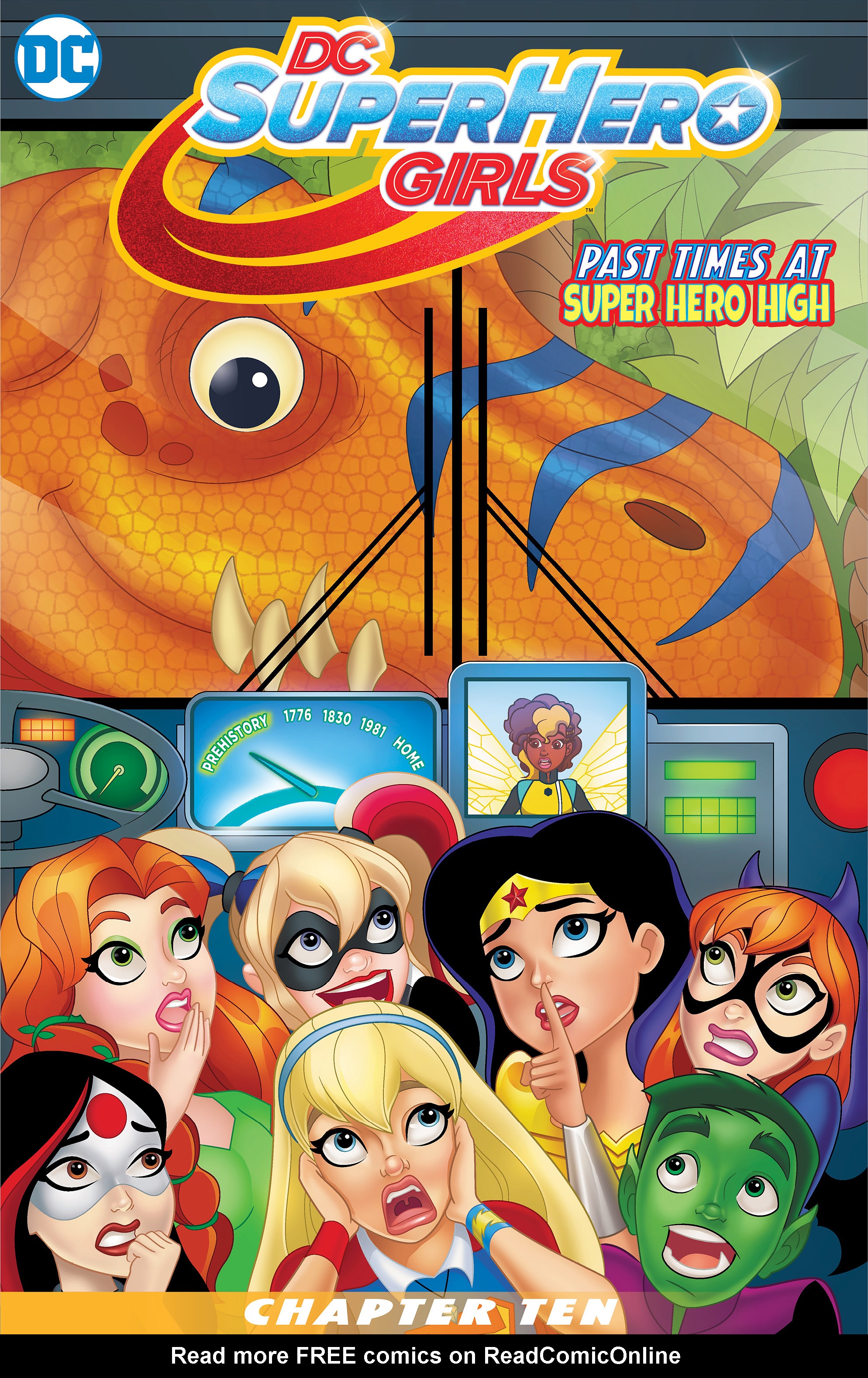 Read online DC Super Hero Girls: Past Times at Super Hero High comic -  Issue #10 - 2