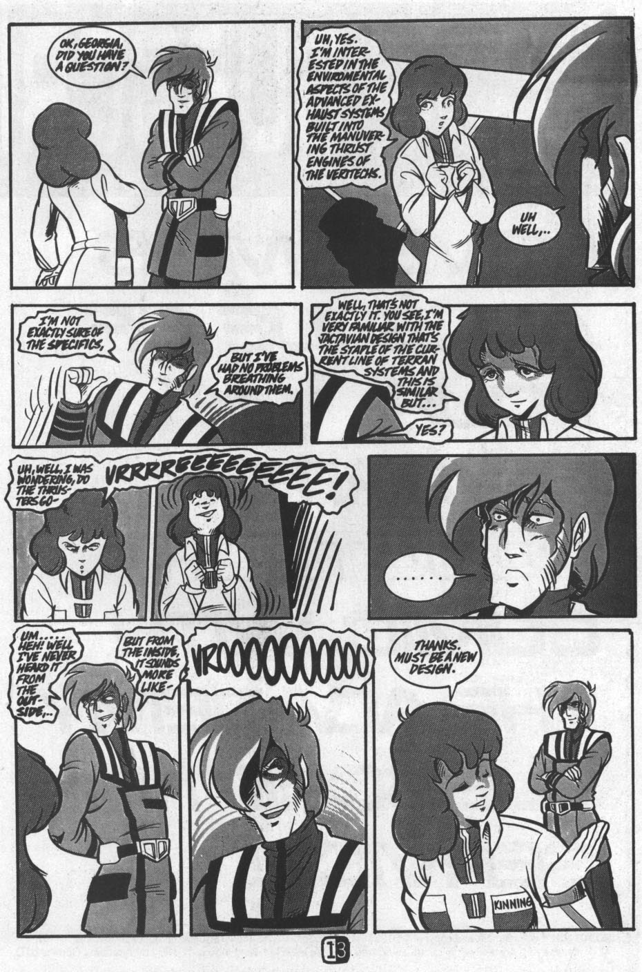 Read online Robotech Academy Blues comic -  Issue #0 - 14
