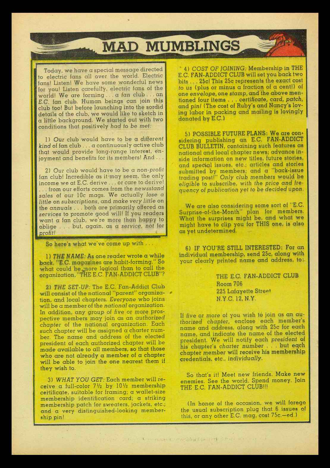 Read online MAD comic -  Issue #7 - 20