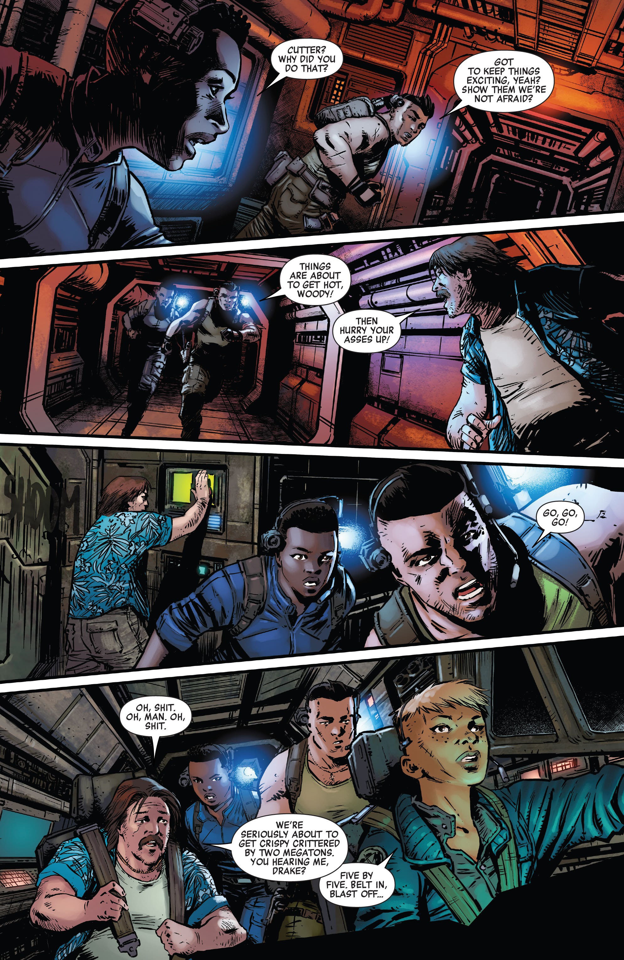 Read online Aliens: Aftermath comic -  Issue # Full - 4