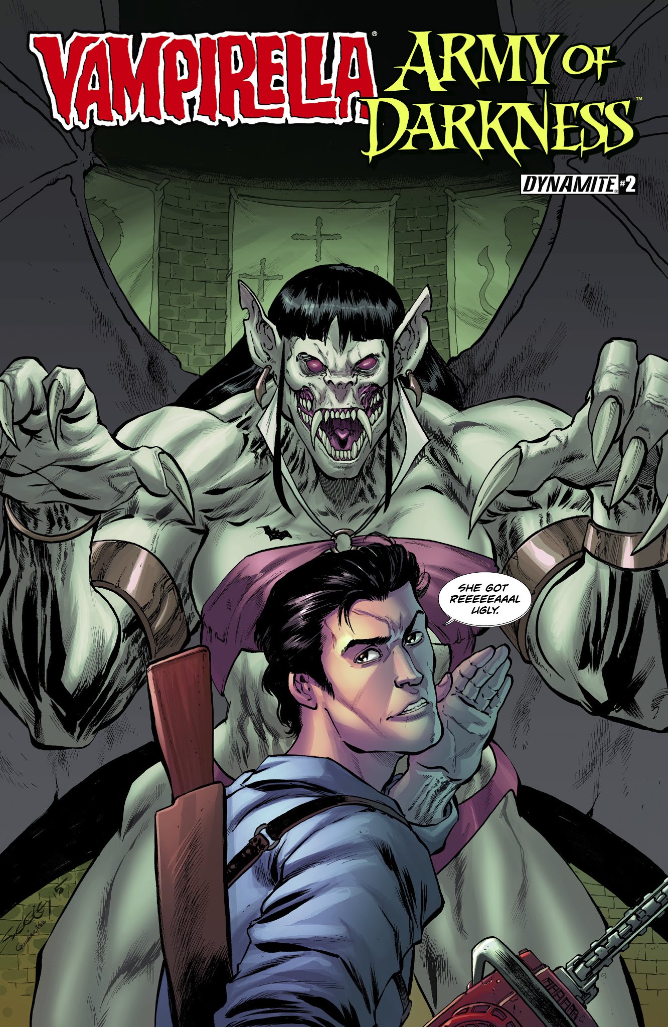 Read online Vampirella/Army of Darkness comic -  Issue #2 - 1