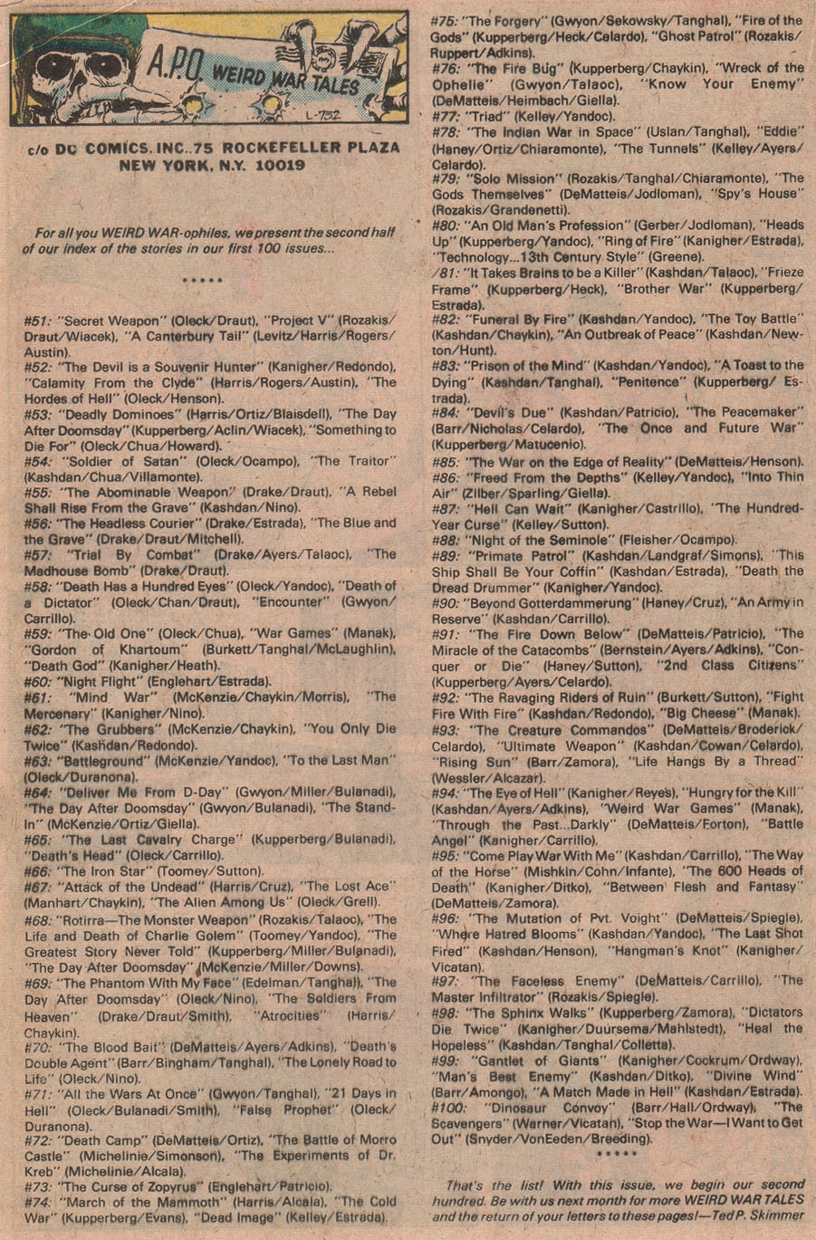 Read online Weird War Tales (1971) comic -  Issue #101 - 20