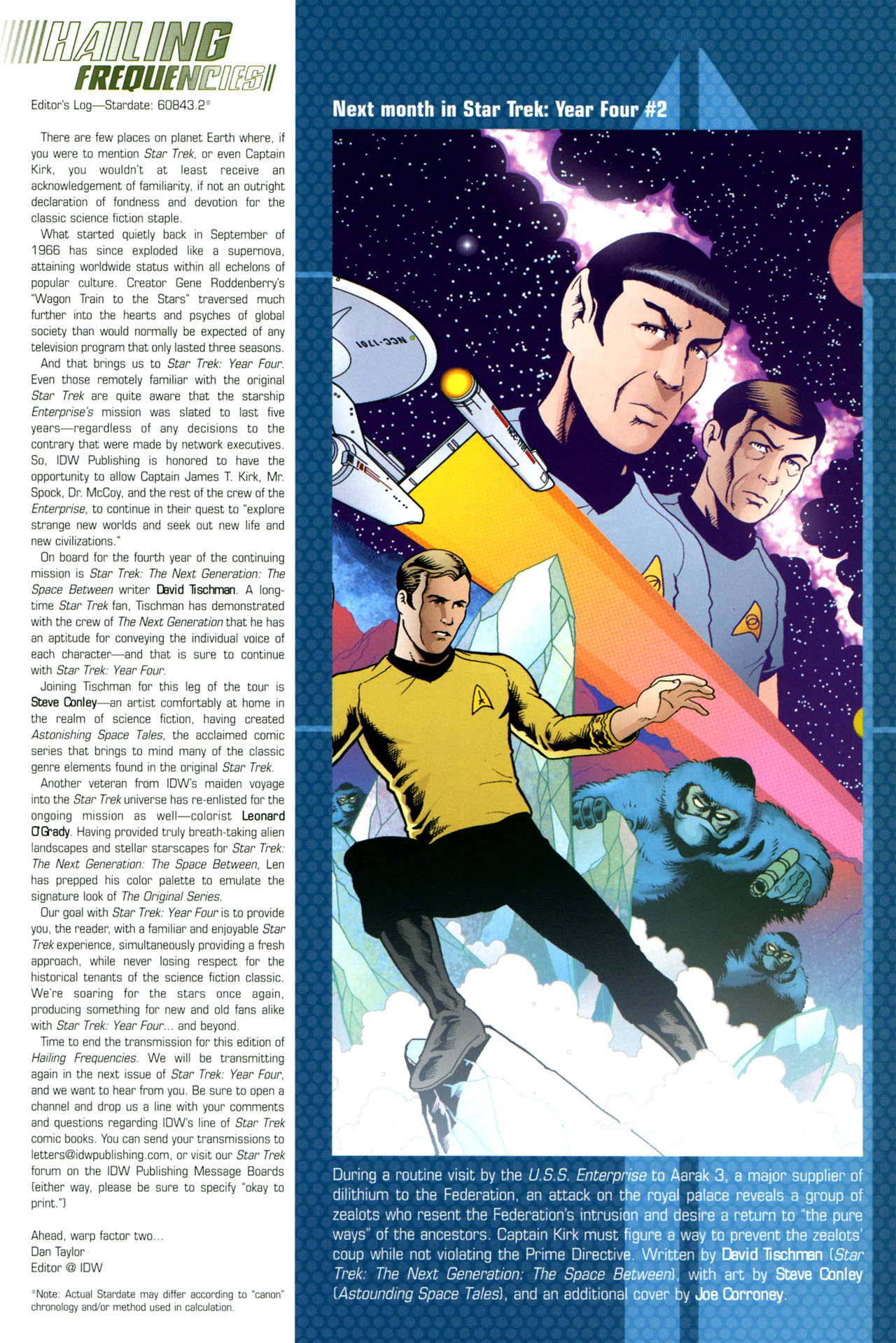 Read online Star Trek: Year Four comic -  Issue #1 - 25