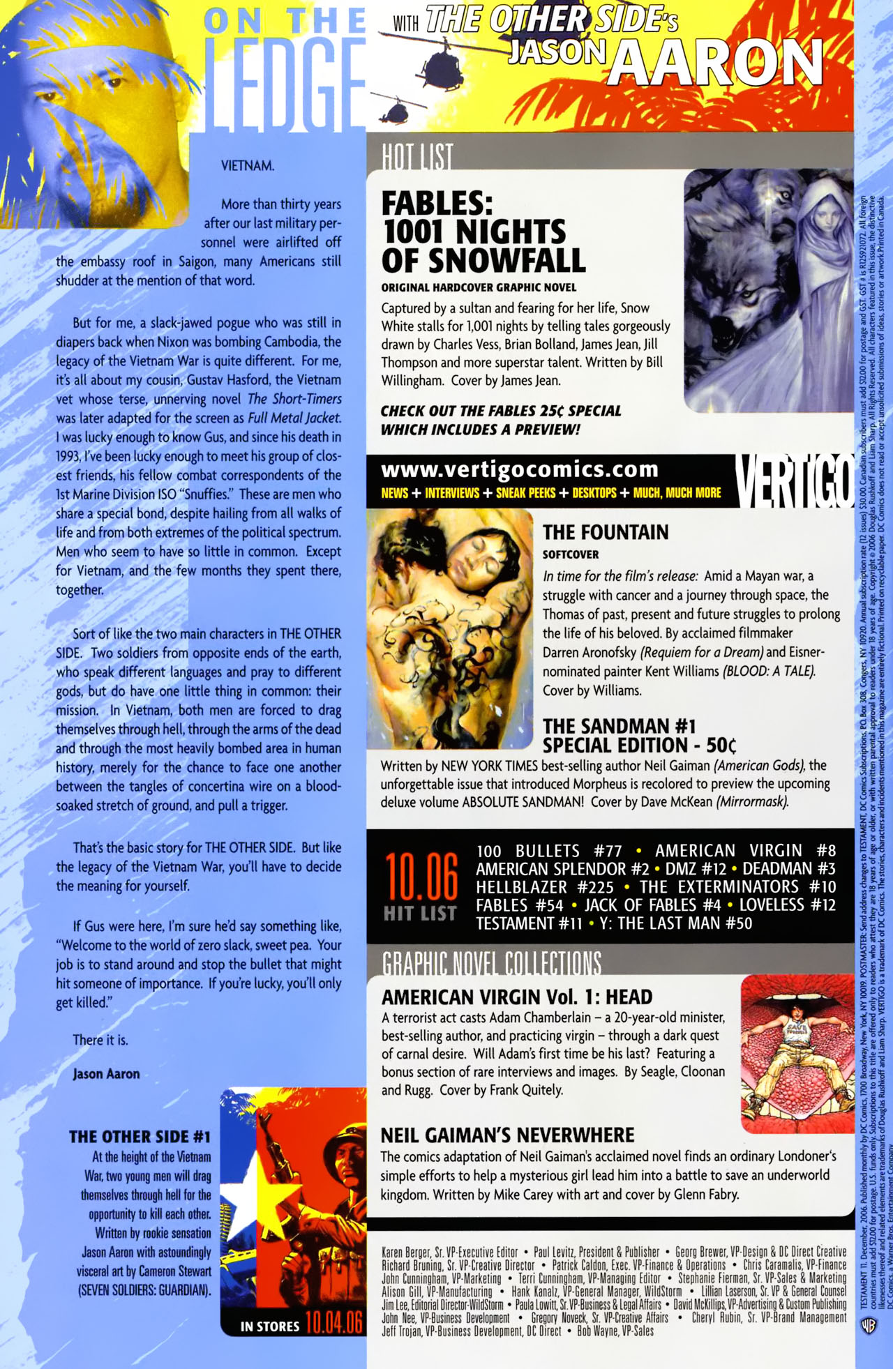 Read online Testament comic -  Issue #11 - 20