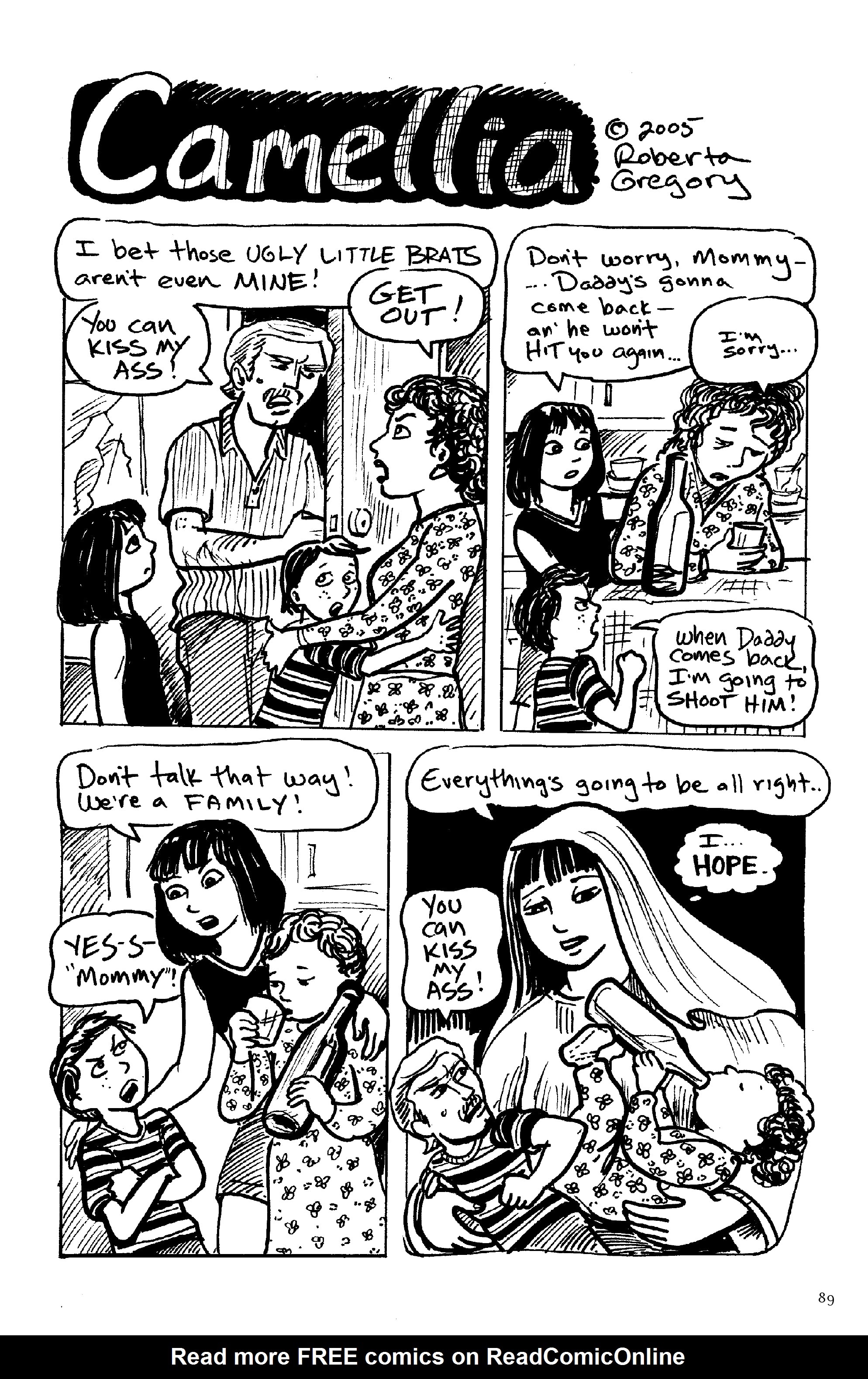 Read online Drawing Lines: An Anthology of Women Cartoonists comic -  Issue # TPB - 89