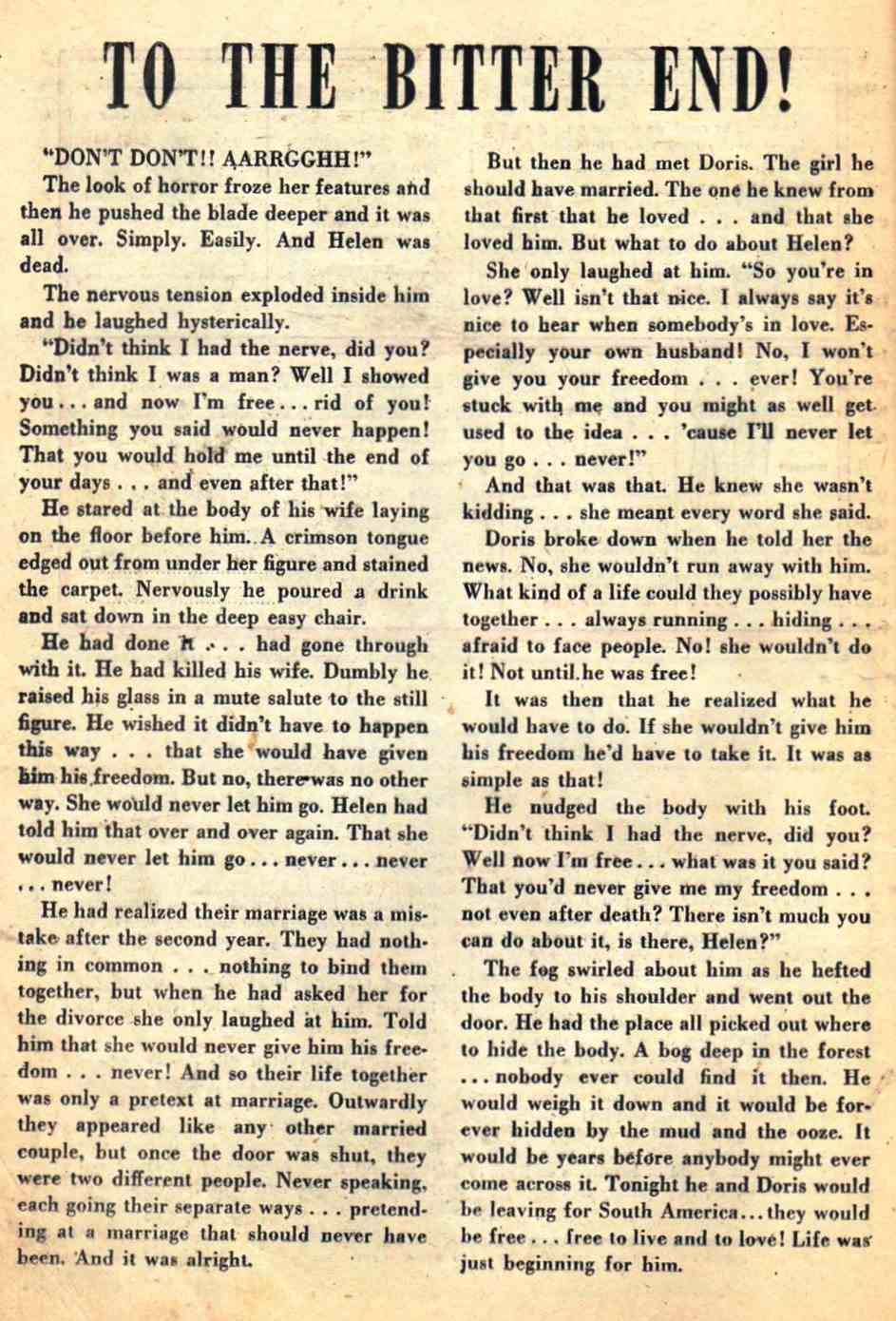 Read online Weird Mysteries (1952) comic -  Issue #10 - 14